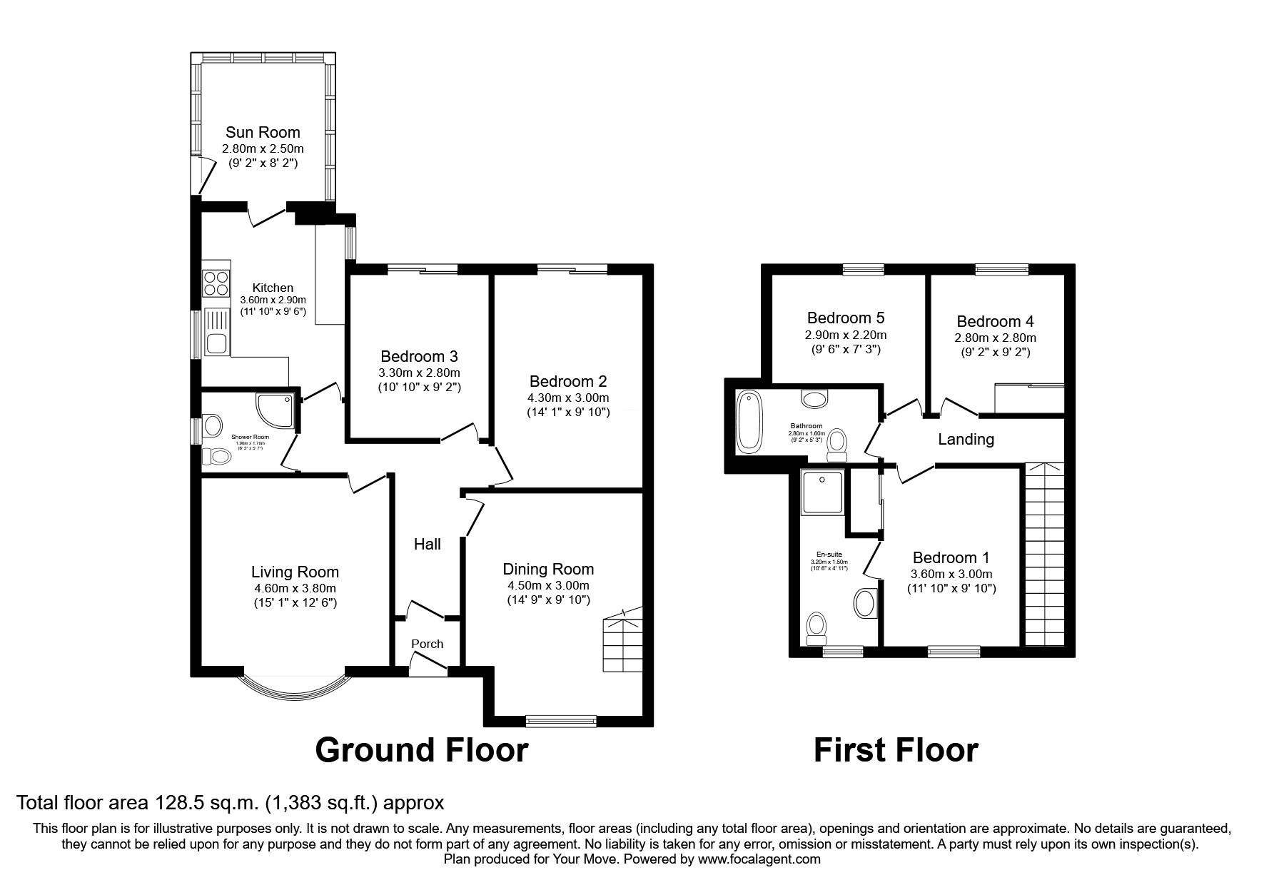 Floorplan of 5 bedroom Semi Detached House for sale, Strathmore Drive, Dunfermline, Fife, KY12