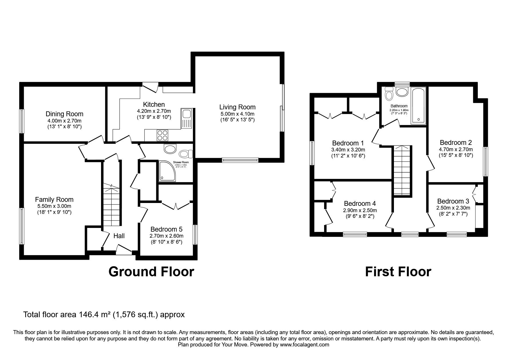 Floorplan of 5 bedroom Detached House for sale, Keirsbeath Court, Kingseat, Fife, KY12