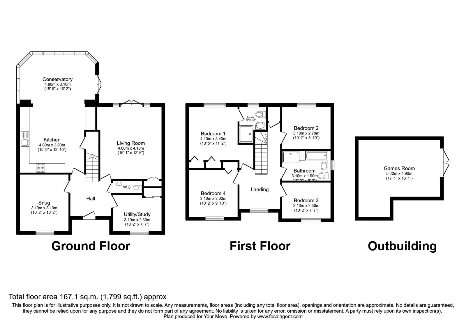 Floorplan of 4 bedroom Detached House for sale, Kingfisher Place, Dunfermline, Fife, KY11