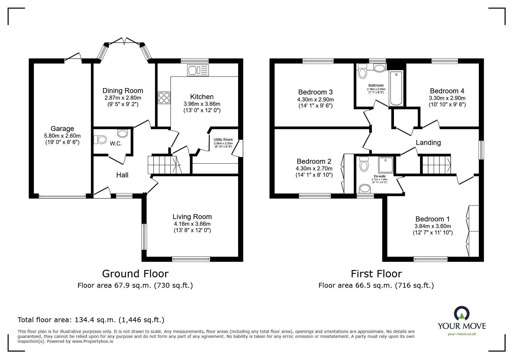 Floorplan of 4 bedroom Detached House for sale, Kingfisher Place, Dunfermline, Fife, KY11