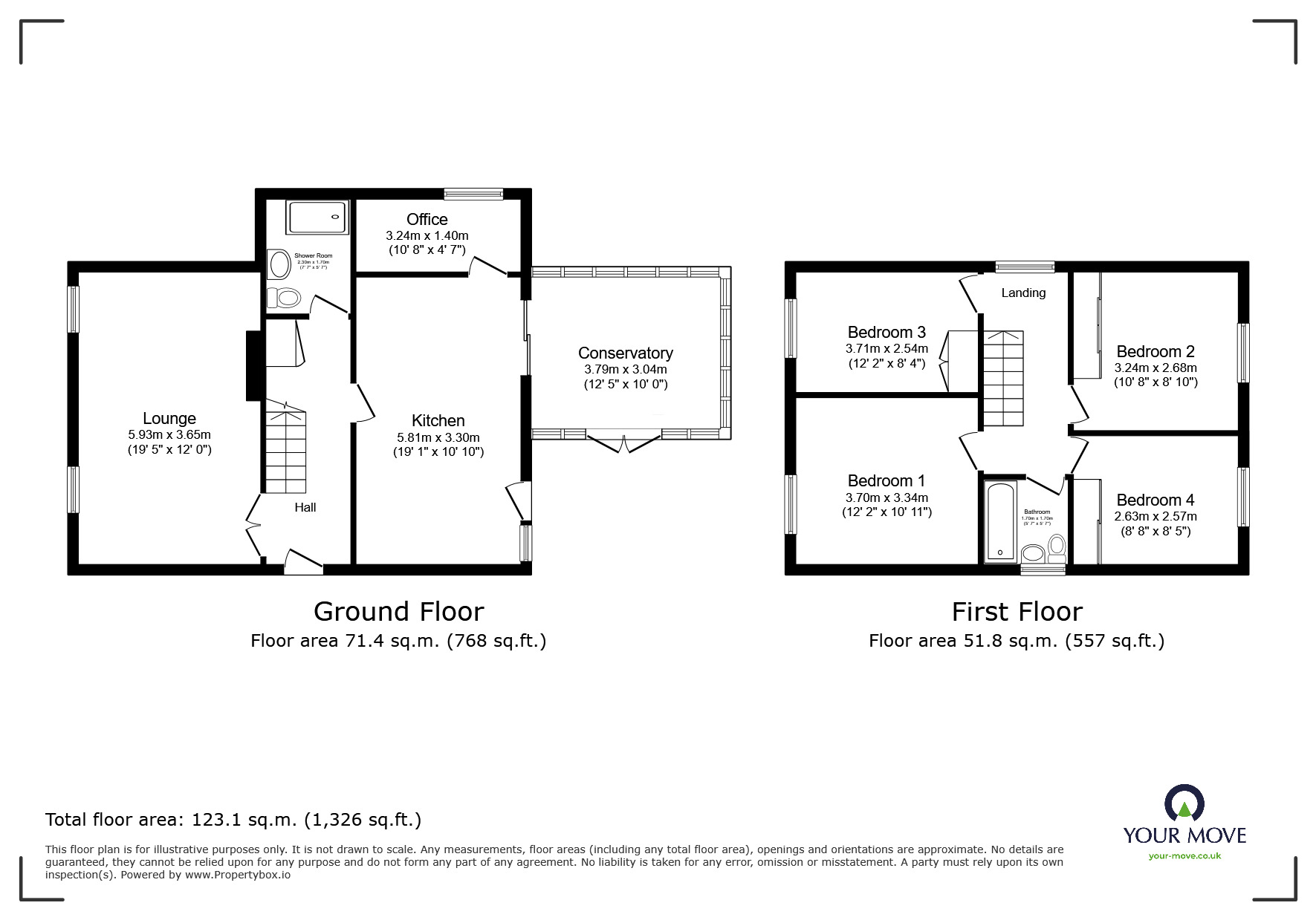 Floorplan of 4 bedroom Detached House to rent, Morar Place, Kinross, Perth and Kinross, KY13