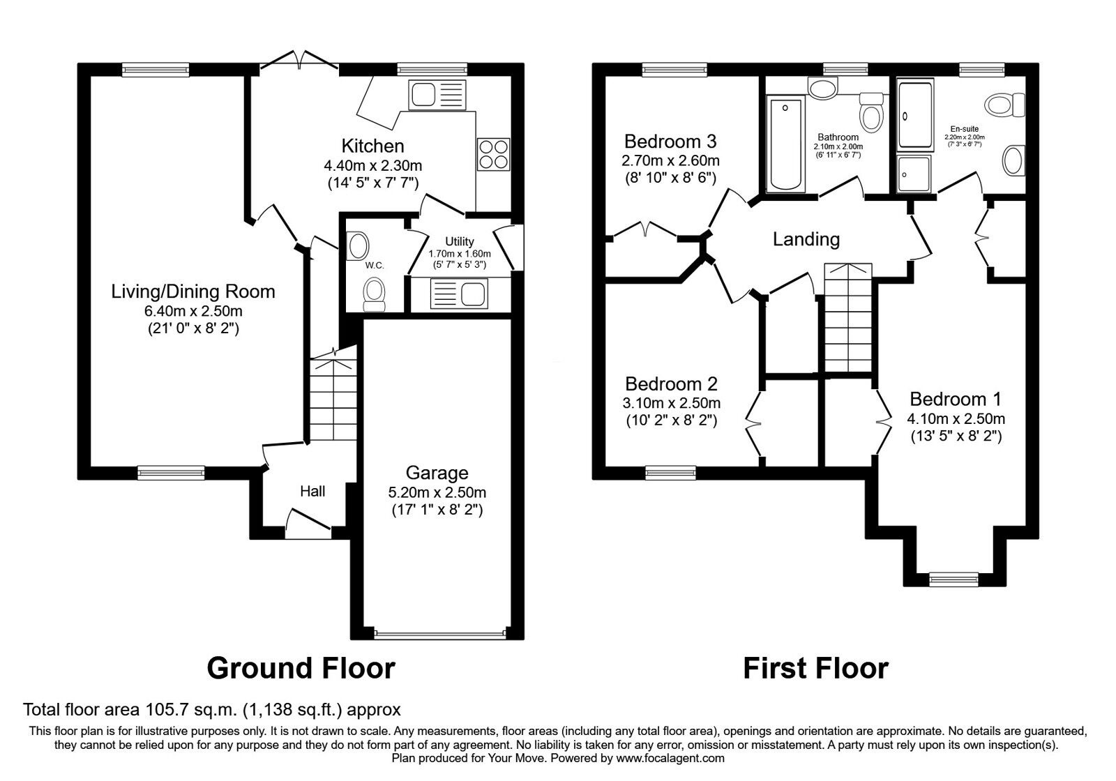Floorplan of 3 bedroom Detached House for sale, Beauly Crescent, Dunfermline, Fife, KY11