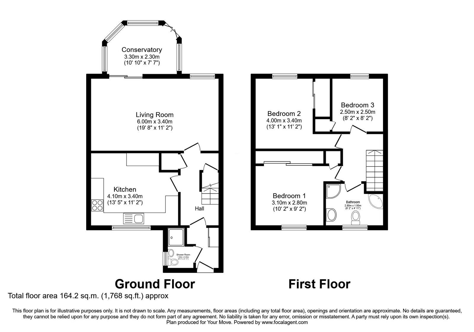 Floorplan of 3 bedroom Semi Detached House for sale, West Baldridge Road, Dunfermline, Fife, KY12