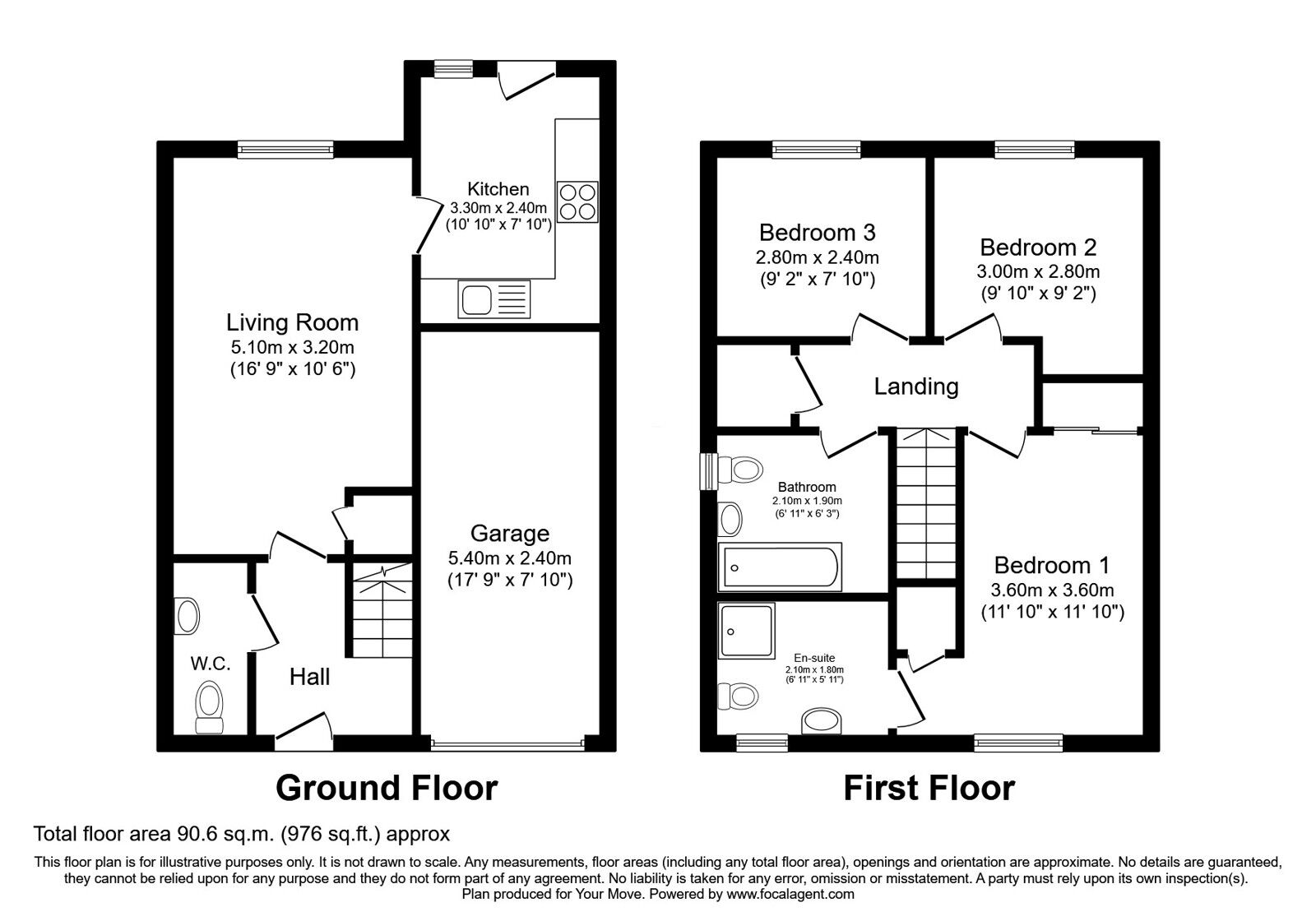 Floorplan of 3 bedroom Detached House for sale, Hawkiesfauld Way, Fife, KY12
