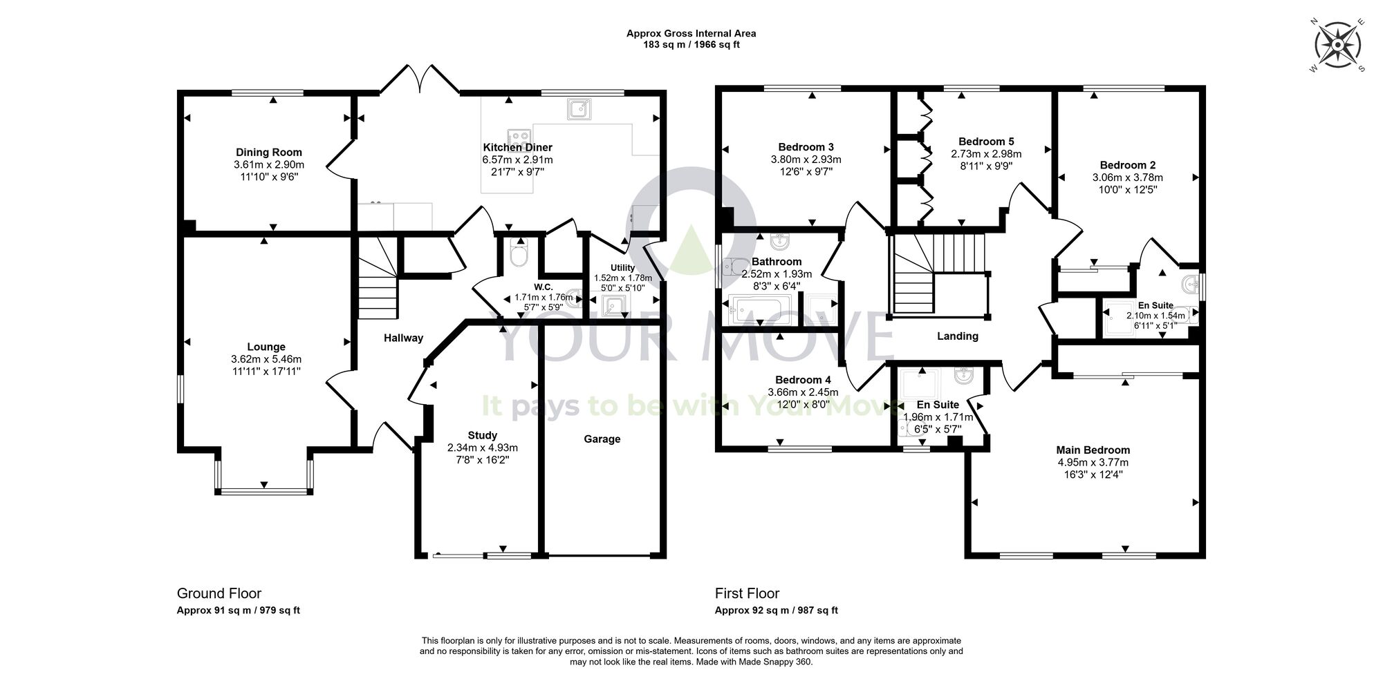 Floorplan of 5 bedroom Detached House for sale, Dunnock Road, Dunfermline, Fife, KY11