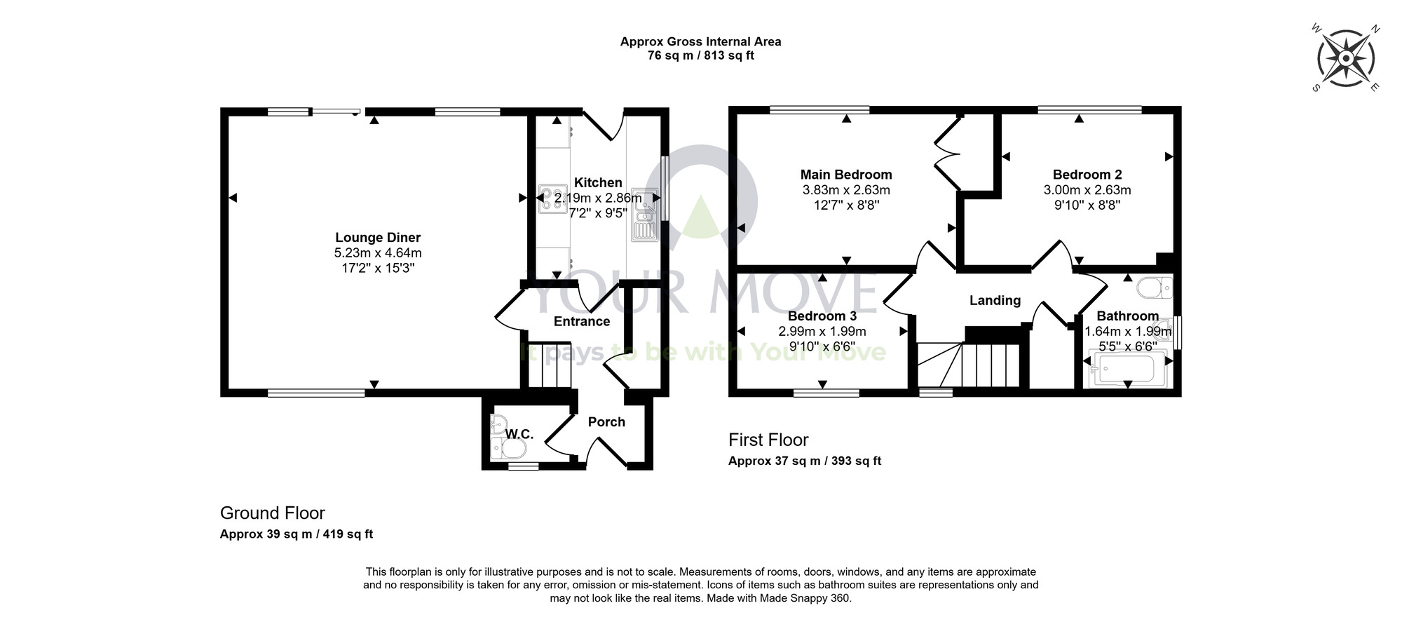Floorplan of 3 bedroom Detached House for sale, Birrell Drive, Dunfermline, Fife, KY11