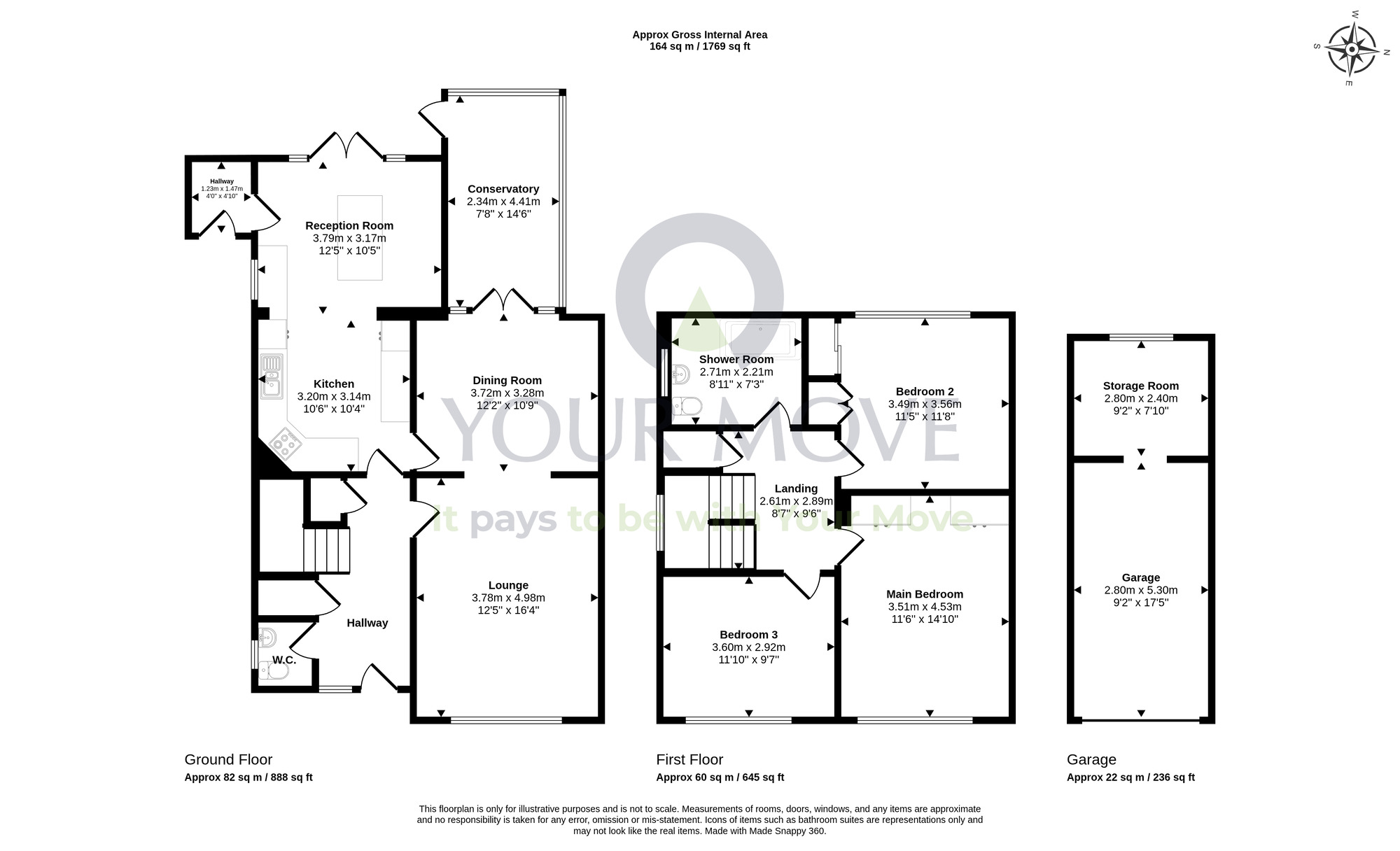 Floorplan of 3 bedroom Detached House for sale, Touch Wards, Dunfermline, Fife, KY12