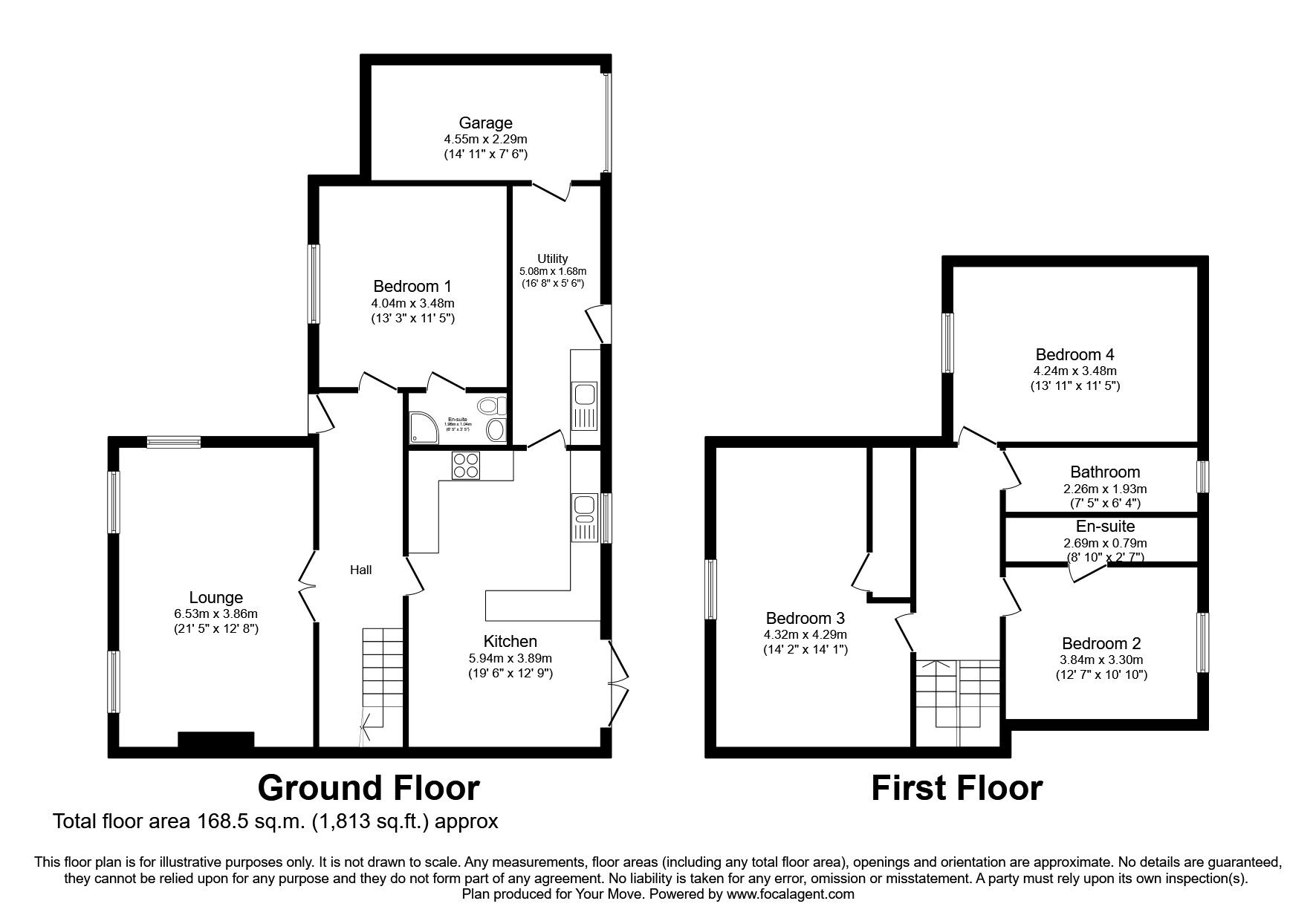 Floorplan of 4 bedroom Detached House for sale, Auld Brig View, Auldgirth, Dumfries and Galloway, DG2
