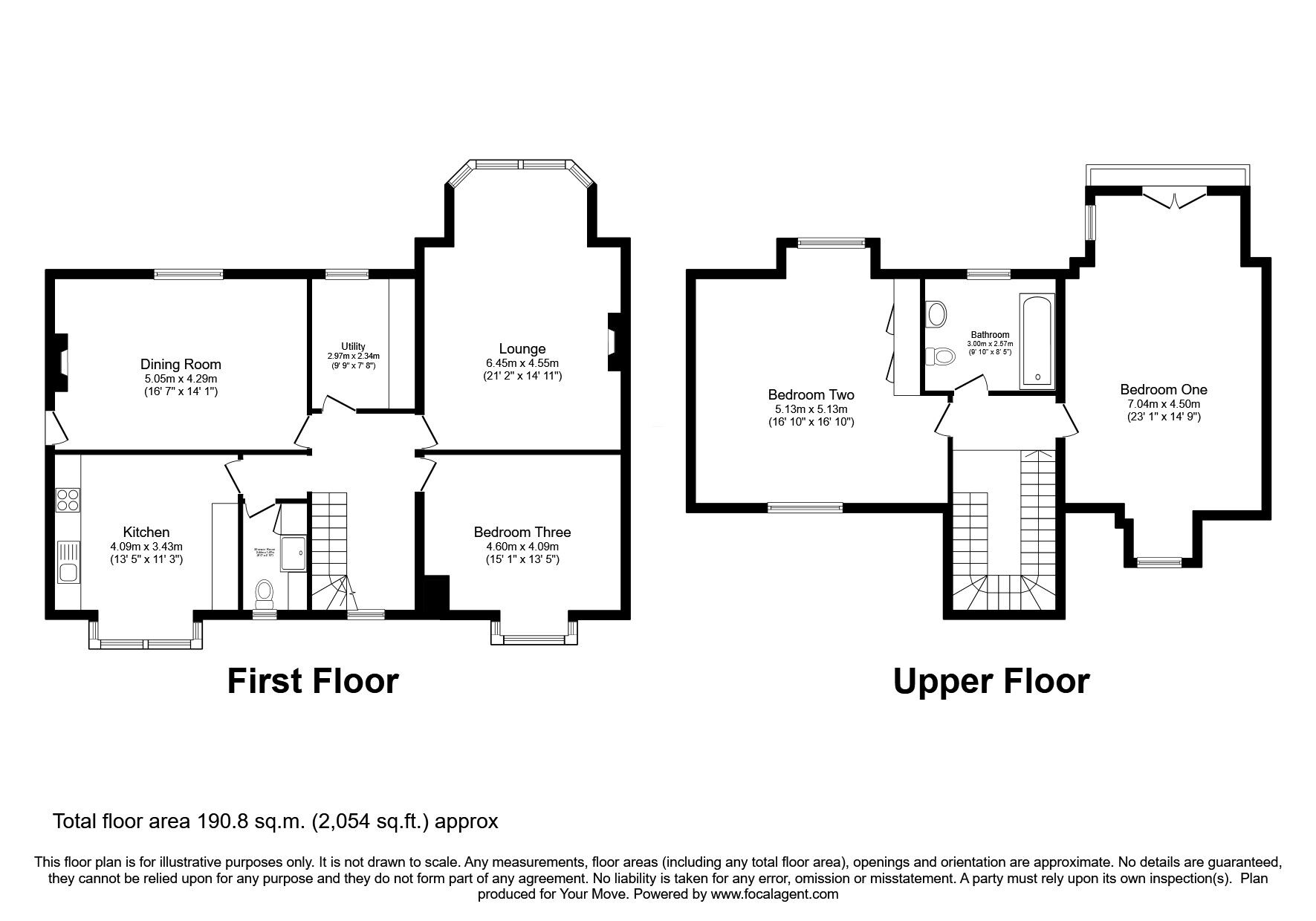 Floorplan of 3 bedroom  Flat for sale, Buccleuch Place, Moffat, Dumfries and Galloway, DG10