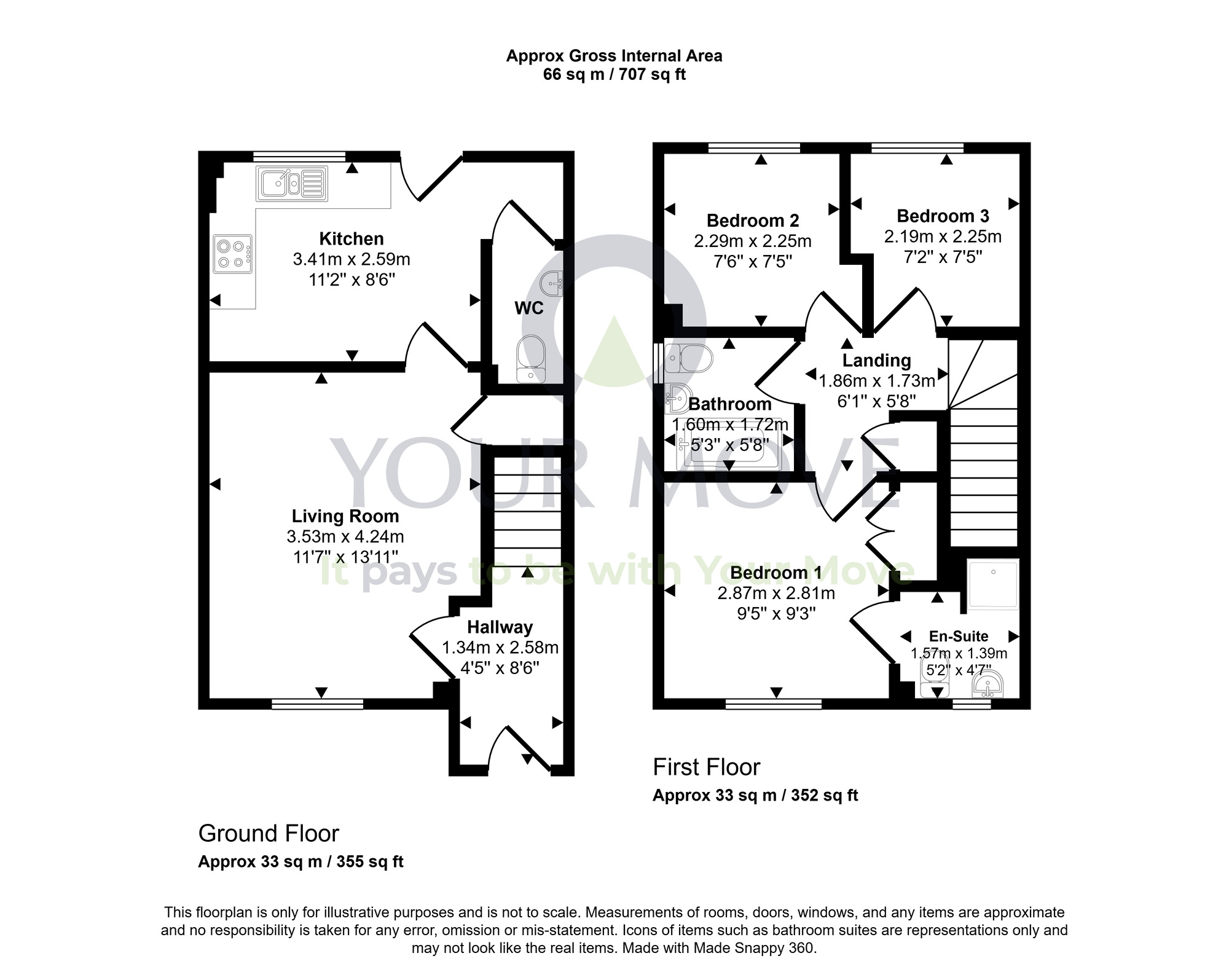 Floorplan of 3 bedroom Semi Detached House for sale, Devorgilla Place, Dumfries, Dumfries and Galloway, DG1