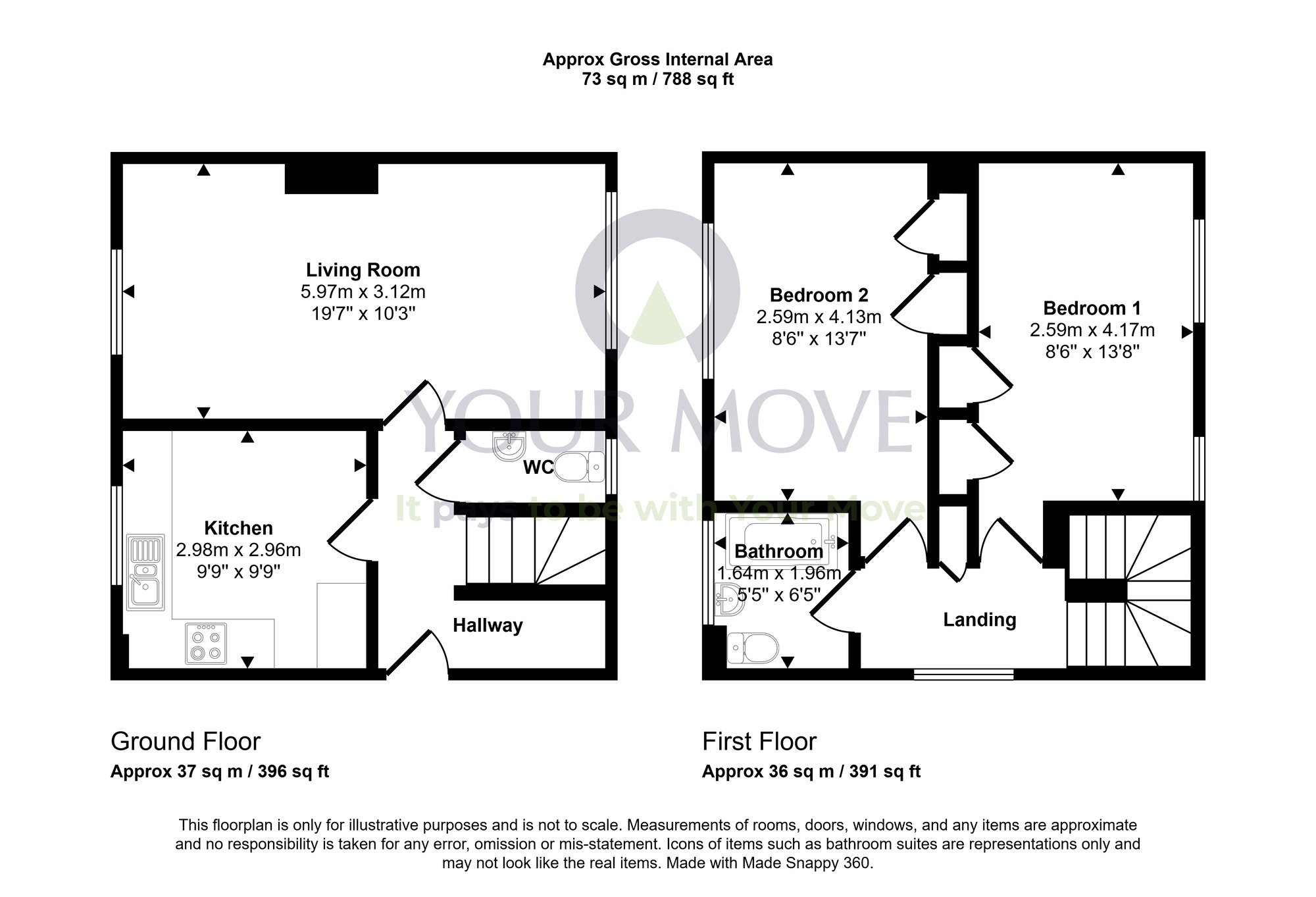 Floorplan of 2 bedroom End Terrace House for sale, Kenilworth Road, Dumfries, Dumfries and Galloway, DG2