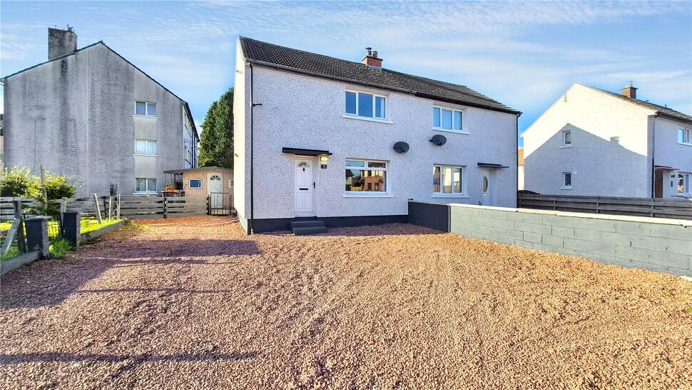 Main image of 2 bedroom Semi Detached House for sale, Afton Drive, Dumfries, Dumfries and Galloway, DG2