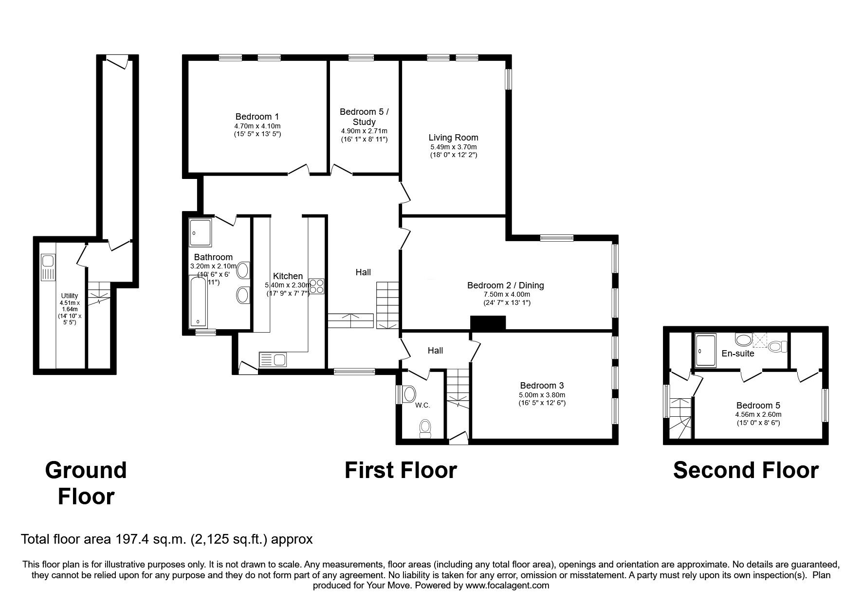 Floorplan of 4 bedroom  Flat for sale, Ellieslea Road, Broughty Ferry, Angus, DD5
