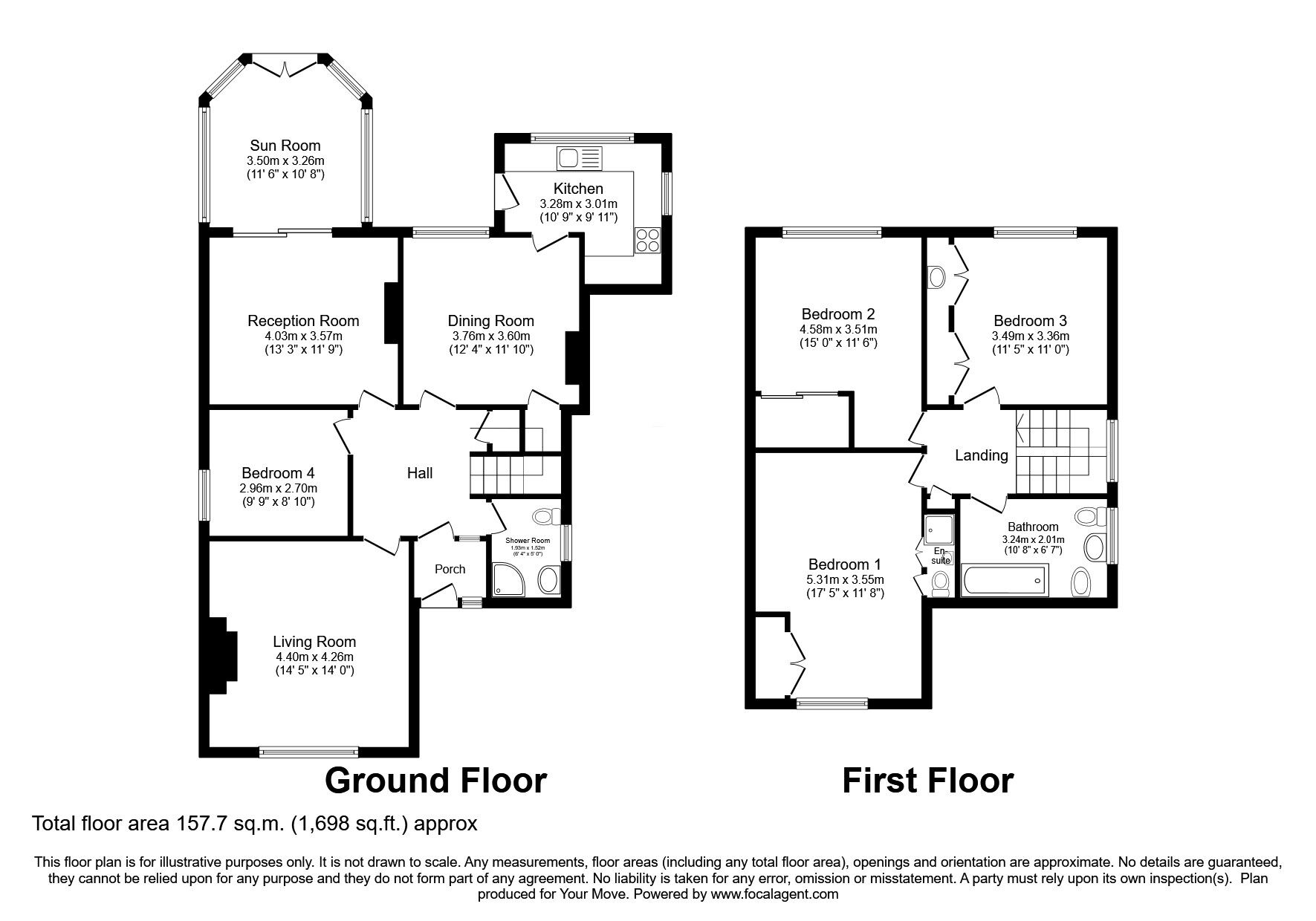 Floorplan of 4 bedroom Detached House for sale, Westerton Avenue, Broughty Ferry, Angus, DD5