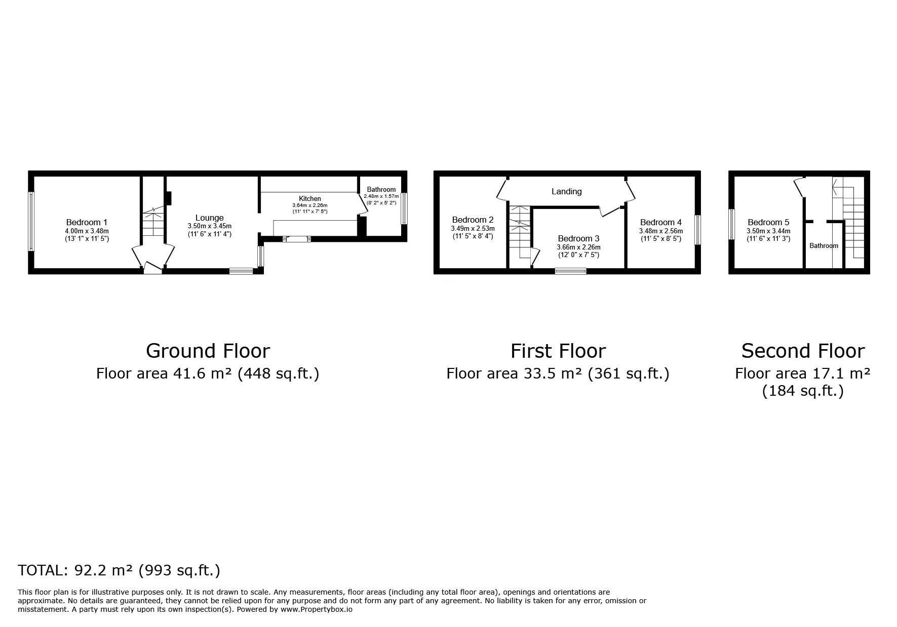 Floorplan of 5 bedroom Semi Detached House to rent, Hummer Road, Egham, Surrey, TW20