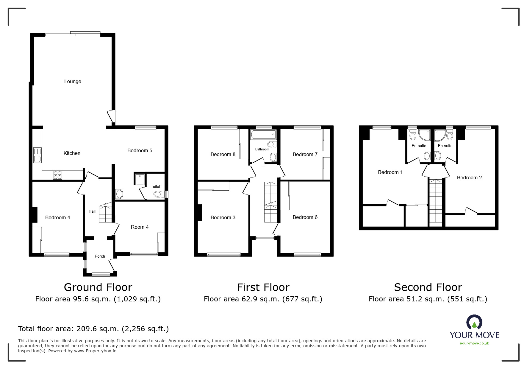 Floorplan of 1 bedroom Semi Detached Room to rent, Lynwood Avenue, Egham, Surrey, TW20