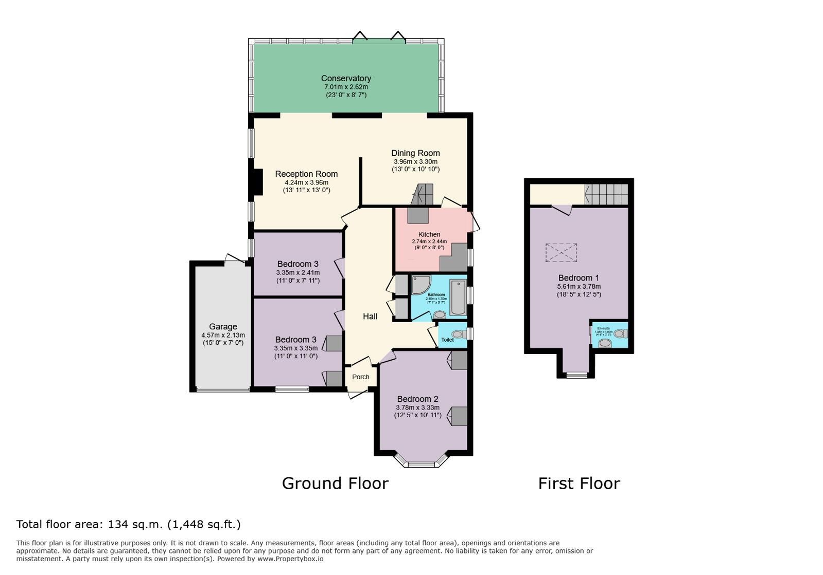 Floorplan of 4 bedroom Detached Bungalow for sale, Pinewood Drive, Staines-upon-Thames, Surrey, TW18