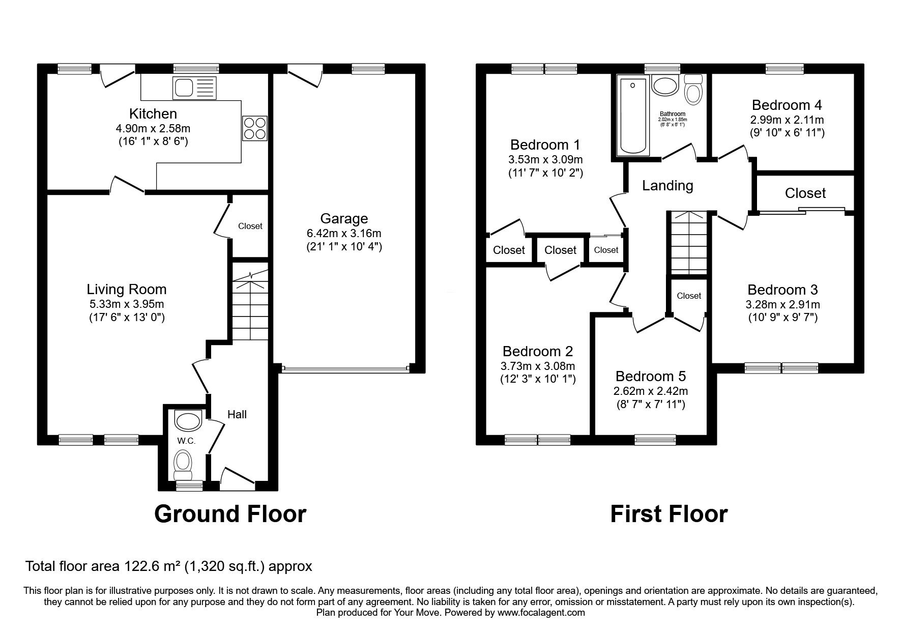 Floorplan of 5 bedroom Semi Detached House for sale, Brechan Rig, Elgin, Moray, IV30