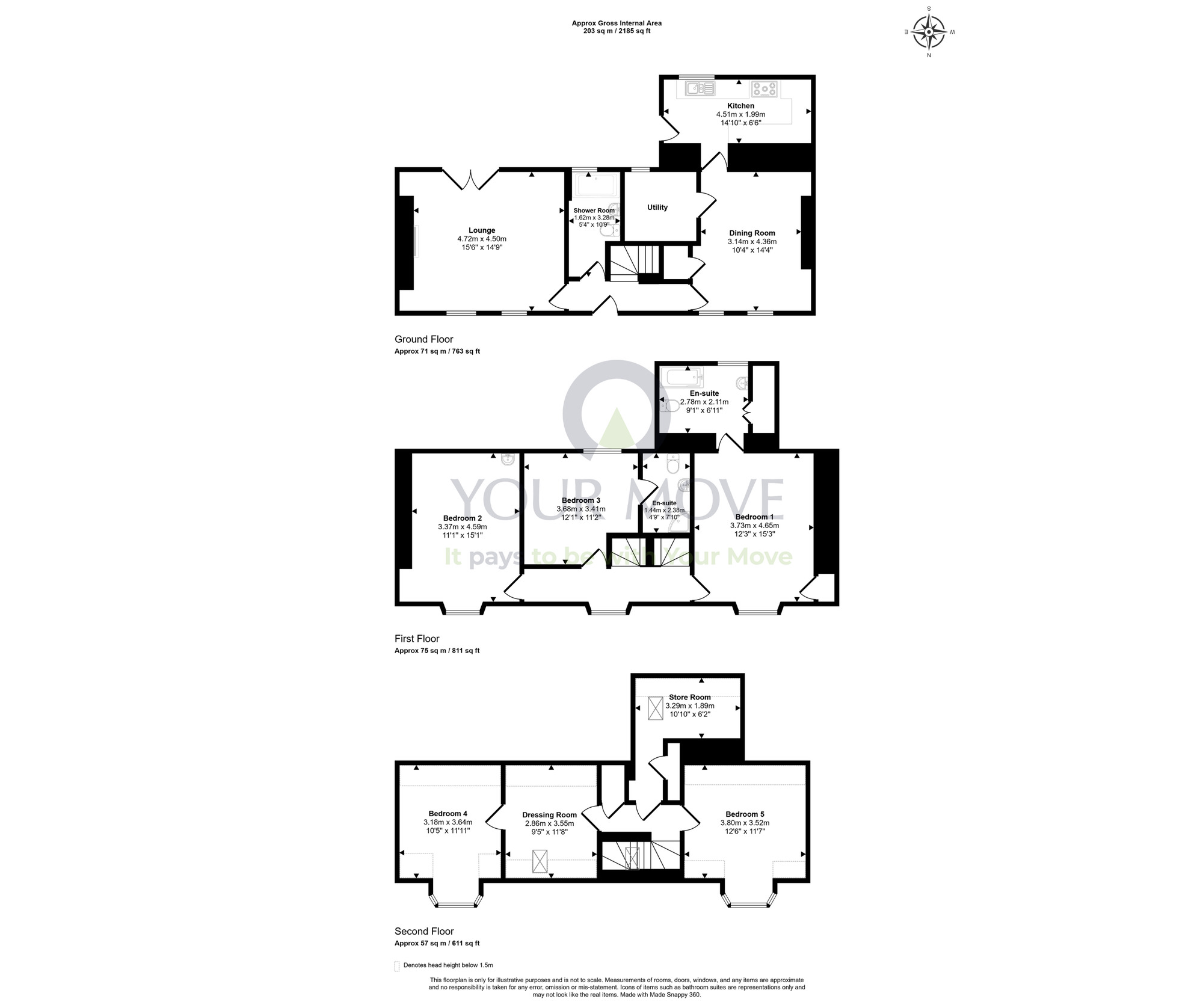 Floorplan of 5 bedroom End Terrace House for sale, Conval Street, Dufftown, Keith, AB55