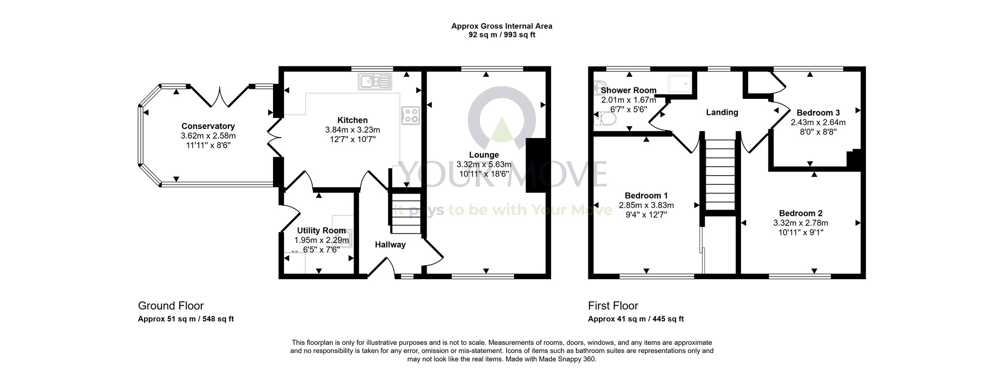 Floorplan of 3 bedroom End Terrace House for sale, Cockburn Place, Elgin, IV30