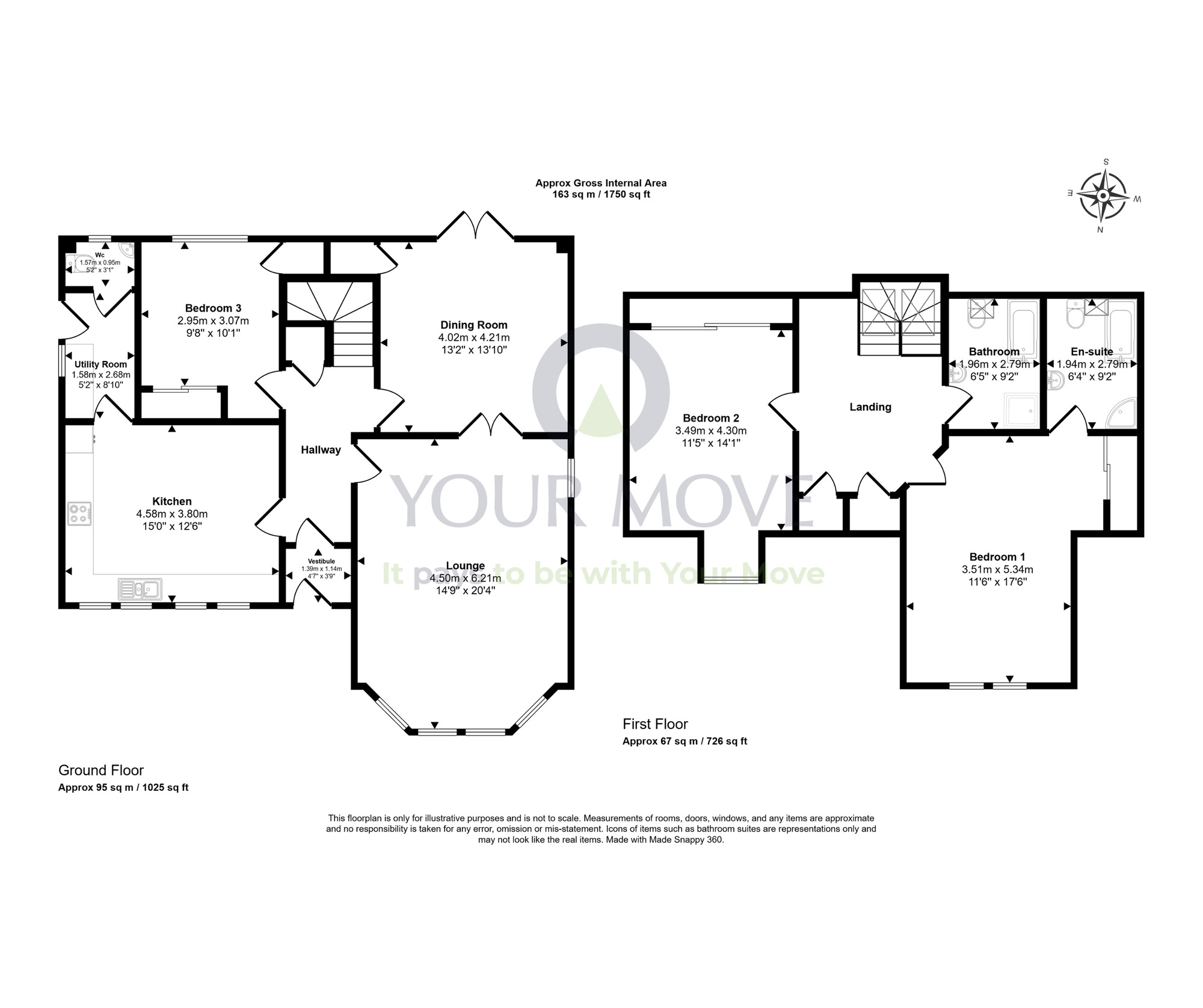 Floorplan of 3 bedroom Detached House for sale, Earls View, Portgordon, Moray, AB56