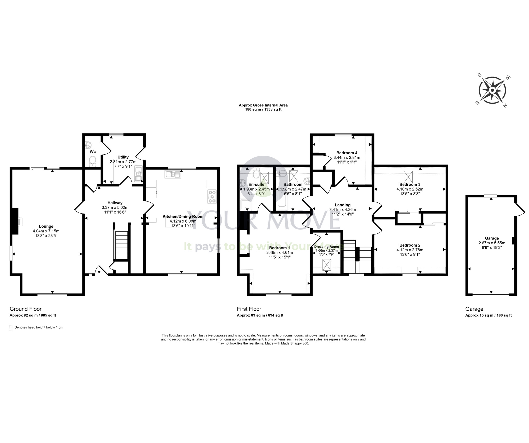 Floorplan of 4 bedroom Detached House for sale, Glenlivet, Ballindalloch, Moray, AB37