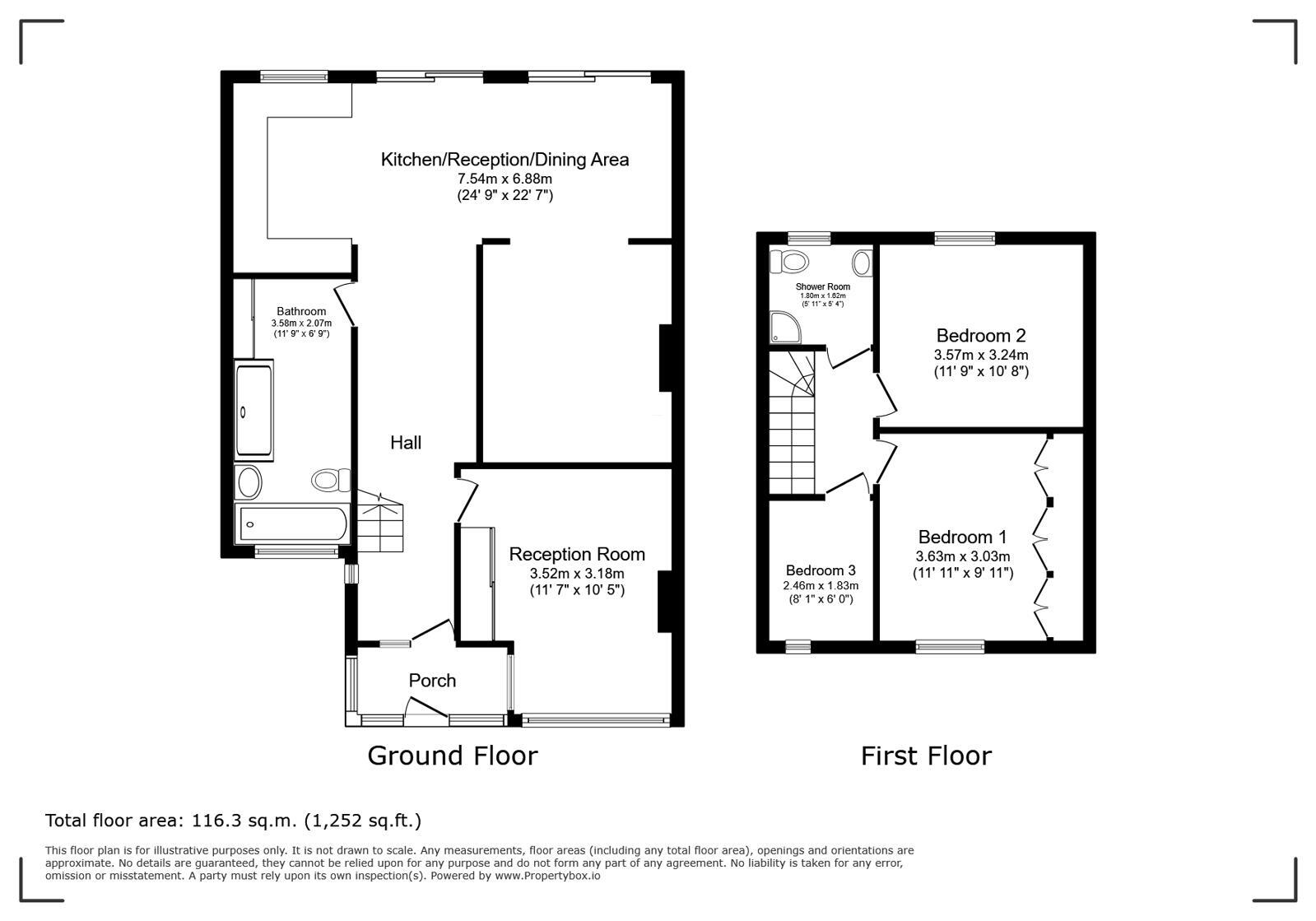 Floorplan of 4 bedroom Semi Detached House for sale, Arbroath Road, London, SE9