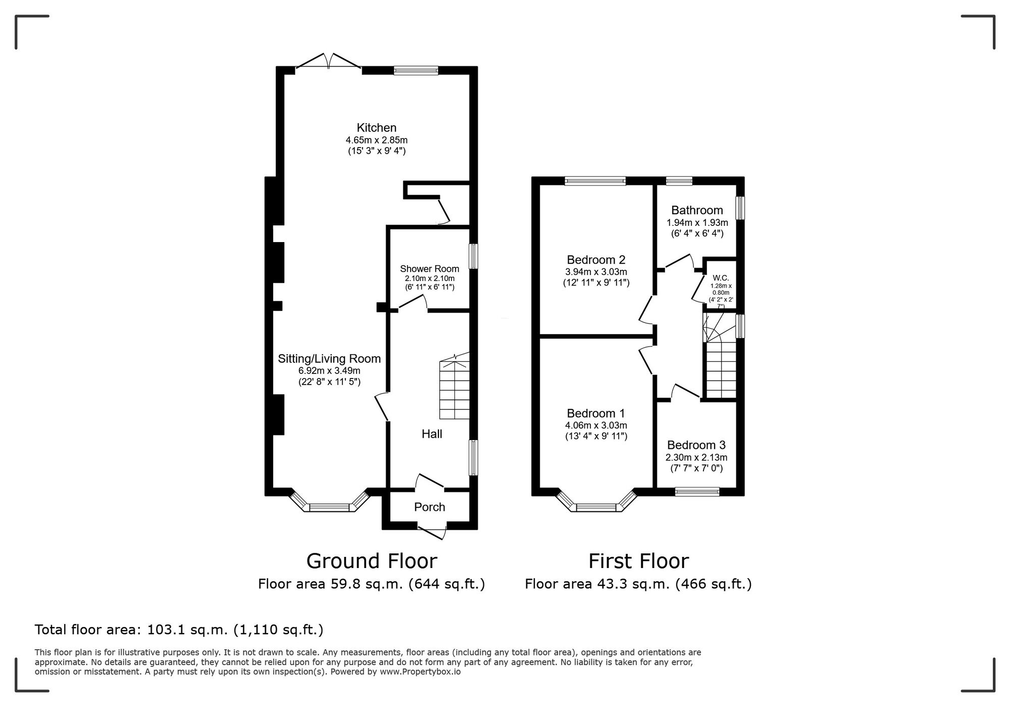 Floorplan of 3 bedroom Semi Detached House for sale, Dairsie Road, London, SE9