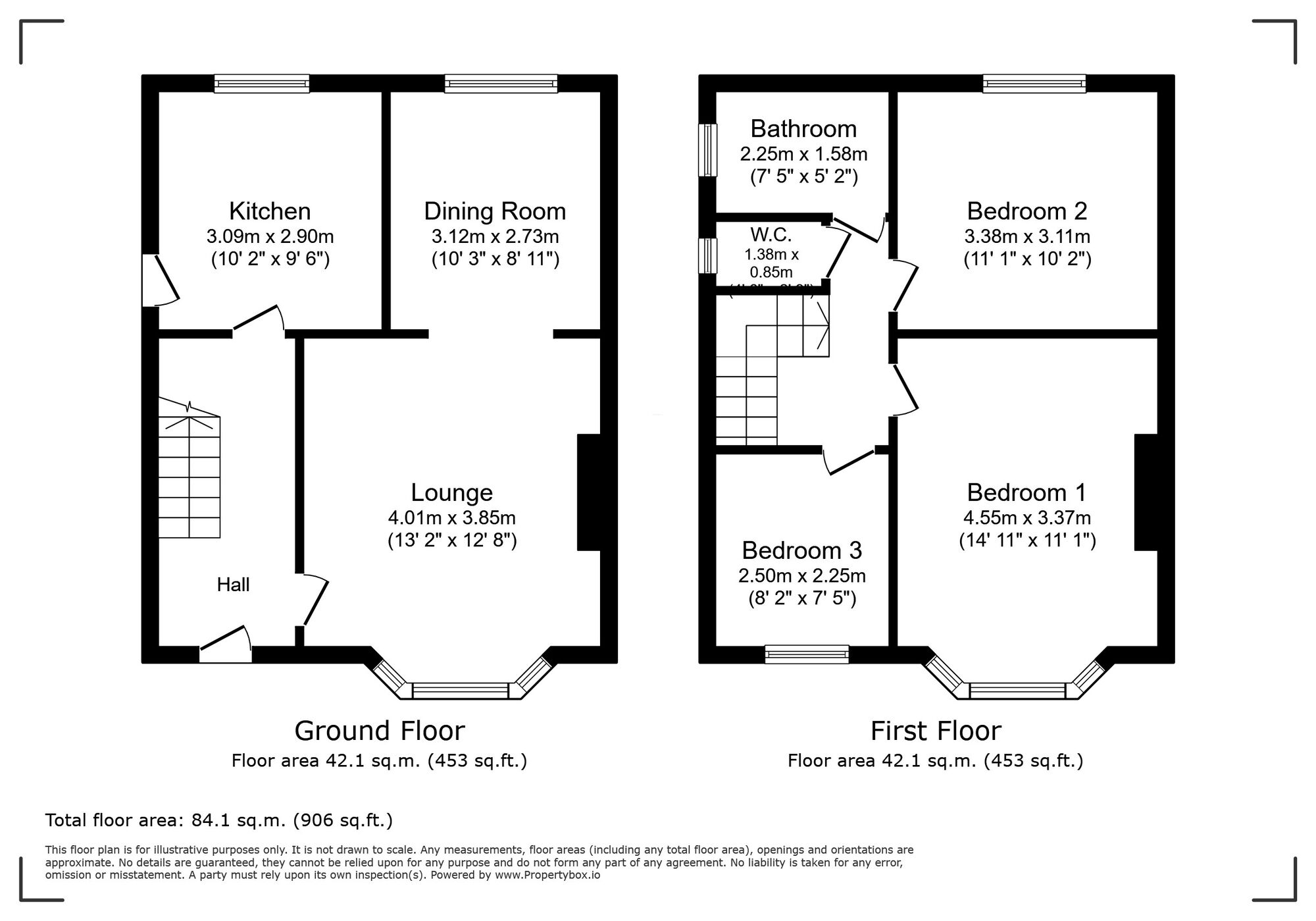 Floorplan of 3 bedroom Semi Detached House for sale, Wendover Road, London, SE9