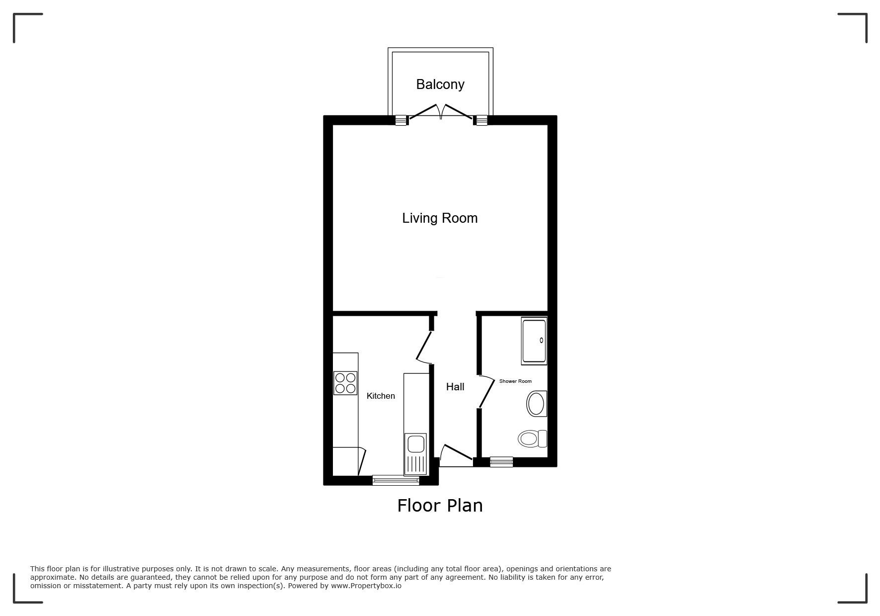 Floorplan of 1 bedroom  Flat for sale, Middle Park Avenue, London, SE9