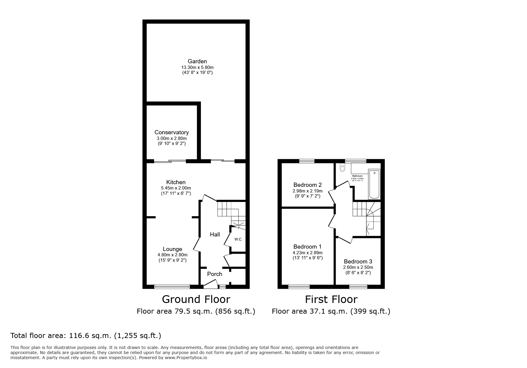 Floorplan of 3 bedroom Mid Terrace House for sale, Stane Way, London, SE18