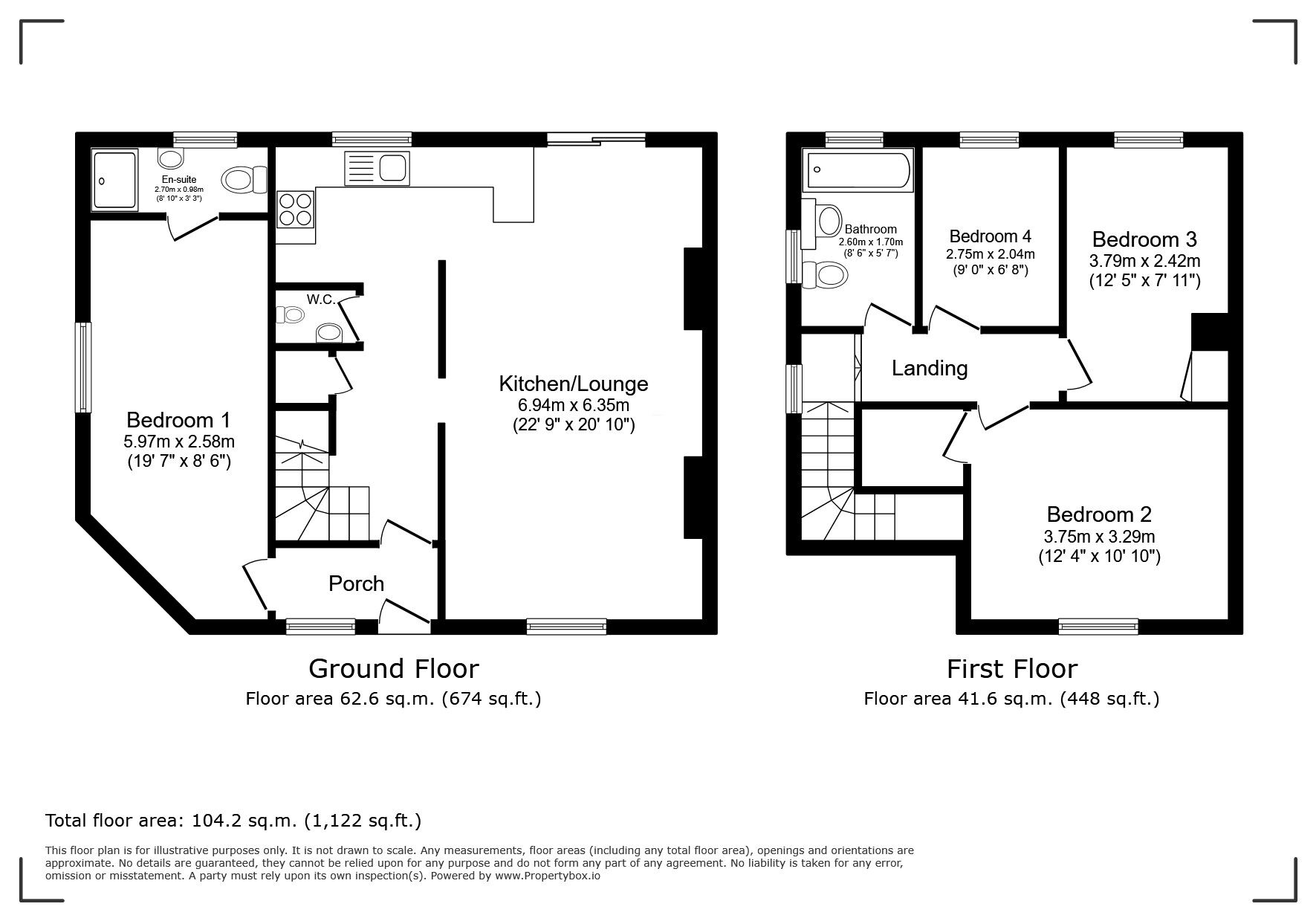 Floorplan of 4 bedroom End Terrace House for sale, Eltham Palace Road, London, SE9