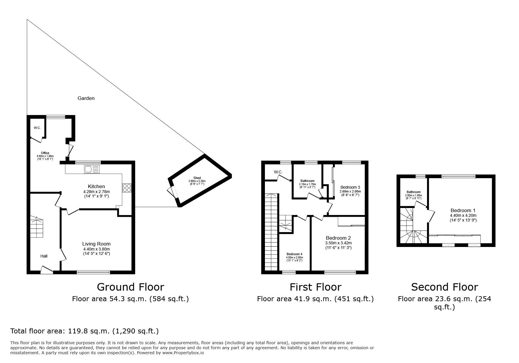 Floorplan of 4 bedroom Semi Detached House for sale, Balchen Road, London, SE3
