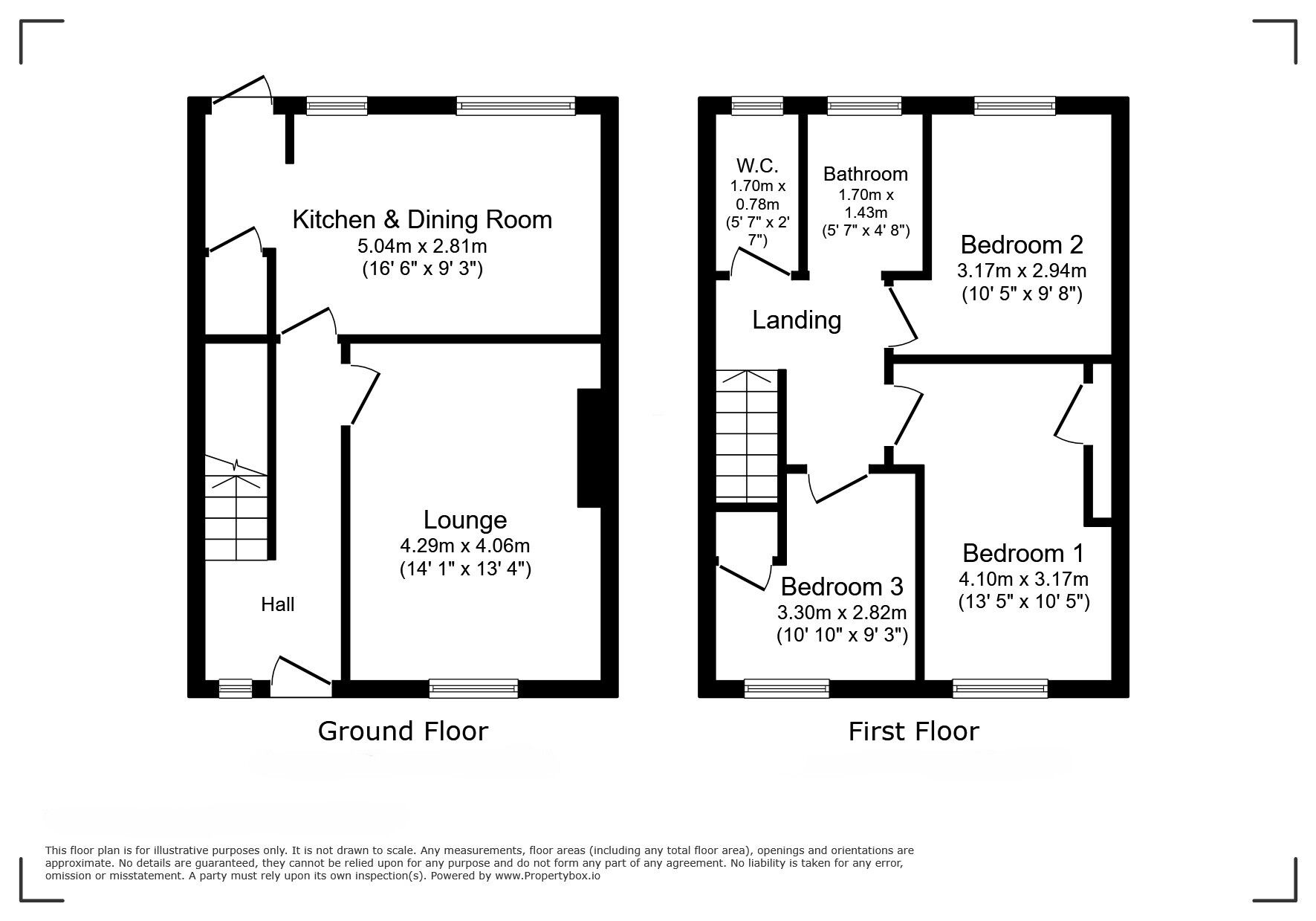 Floorplan of 3 bedroom End Terrace House for sale, Katherine Gardens, London, SE9