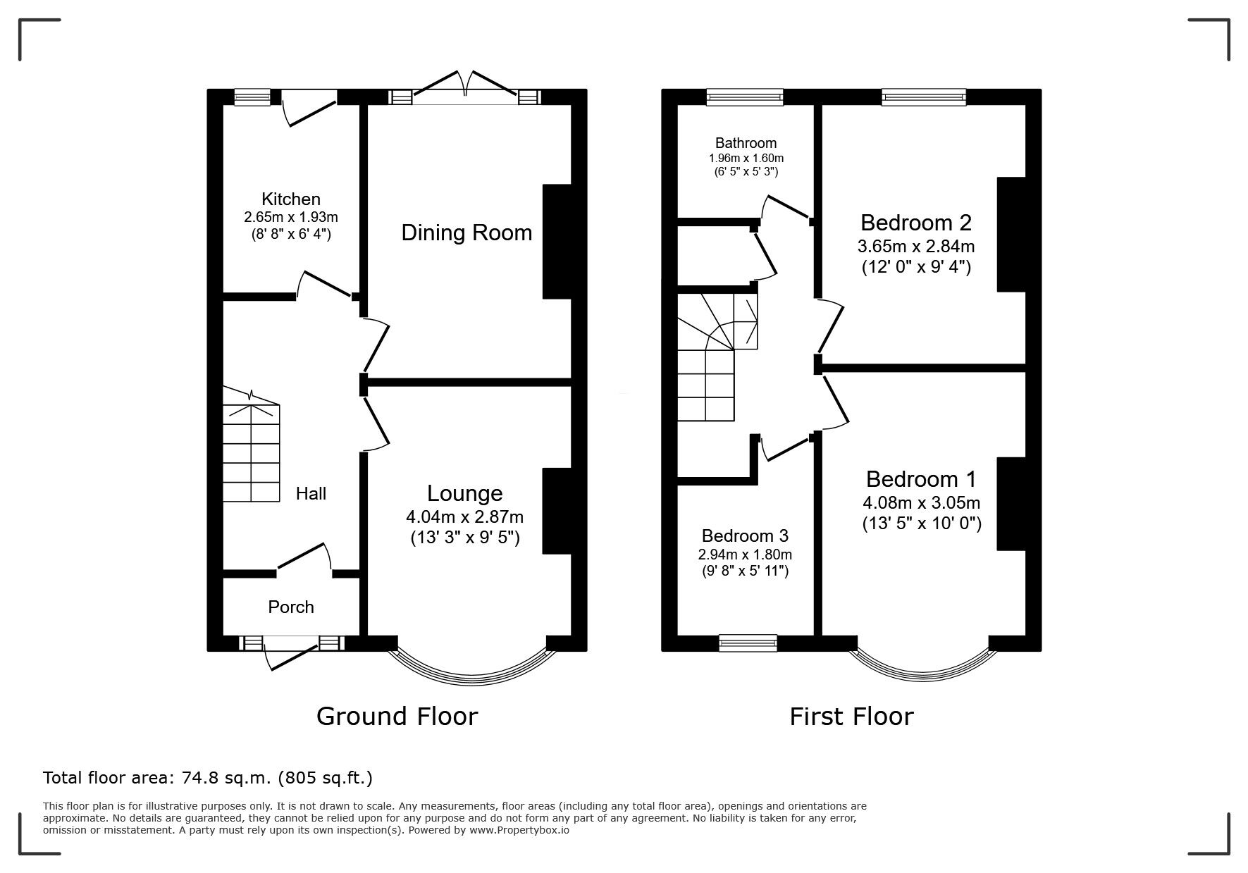 Floorplan of 3 bedroom Mid Terrace House for sale, Westmount Road, London, SE9