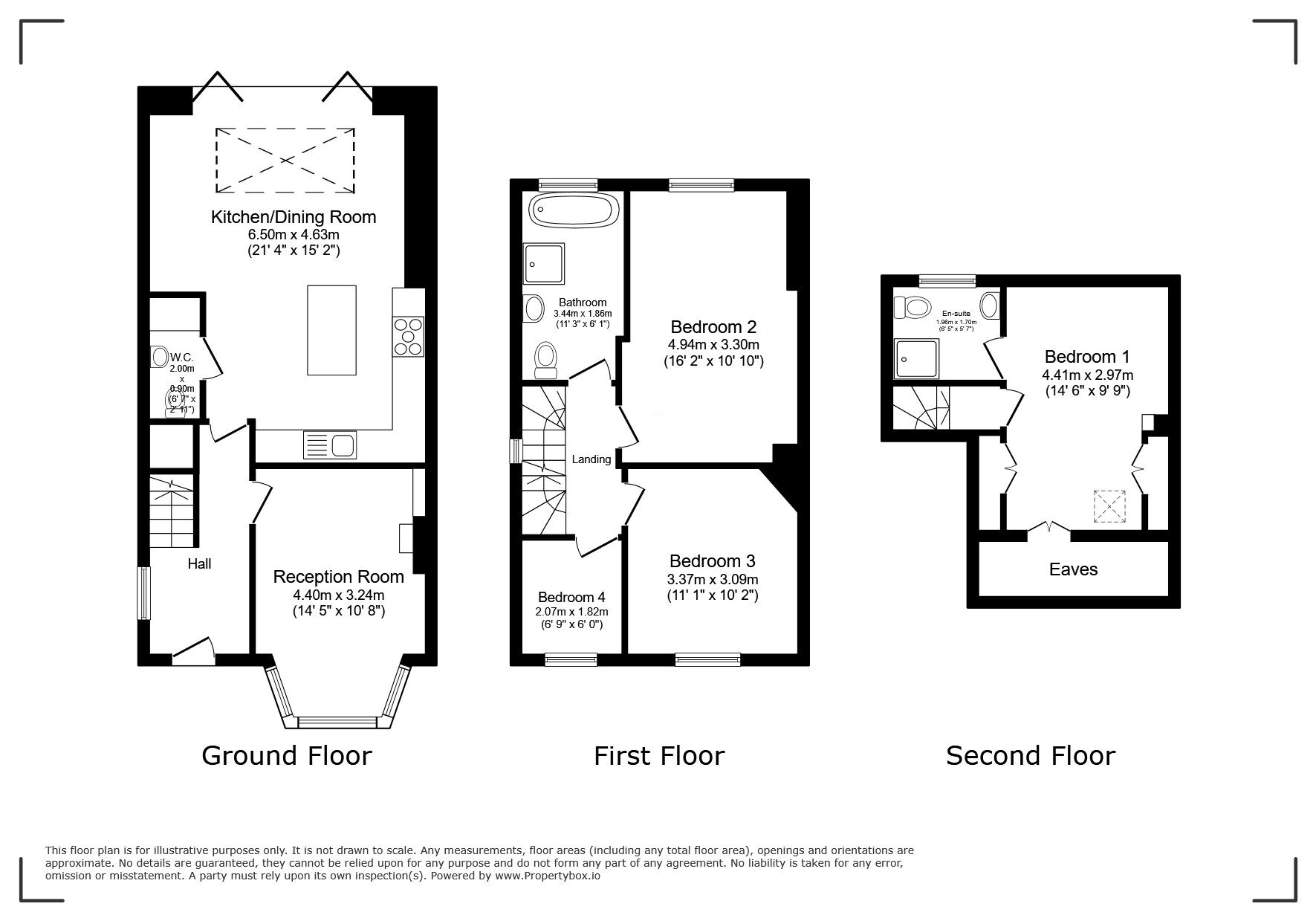 Floorplan of 4 bedroom End Terrace House for sale, Westdean Avenue, London, SE12
