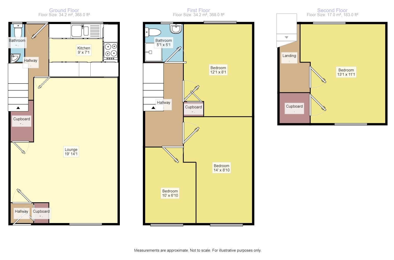 Floorplan of 4 bedroom Semi Detached House to rent, Collins Road, Exeter, EX4