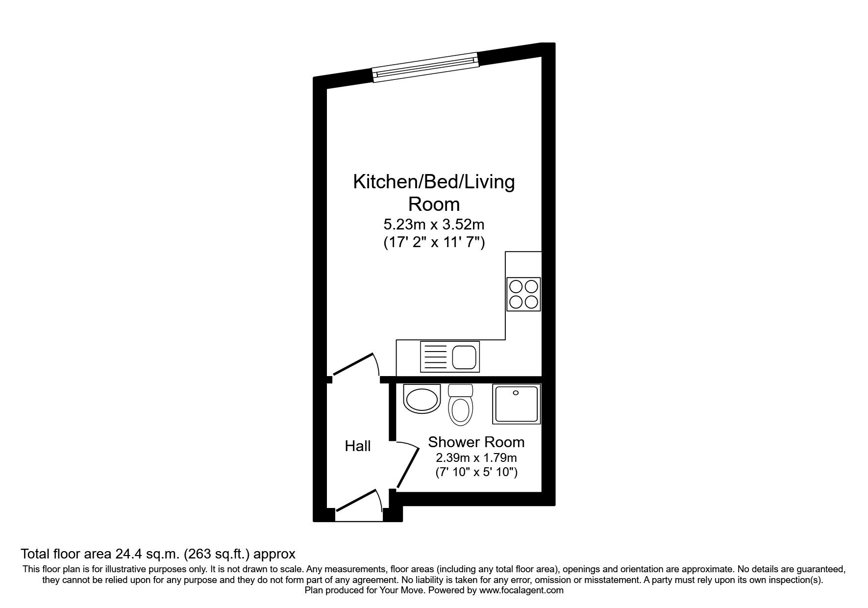 Floorplan of Flat to rent, 88 North Street, Bo'ness, EH51