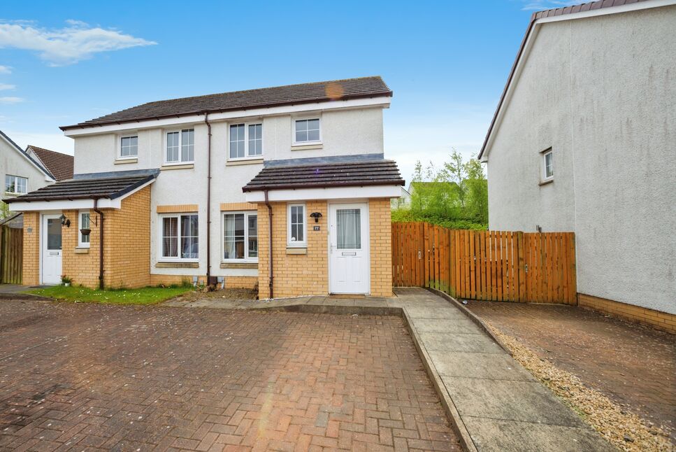 Main image of 2 bedroom Semi Detached House for sale, Canalside Drive, Reddingmuirhead, Stirlingshire, FK2