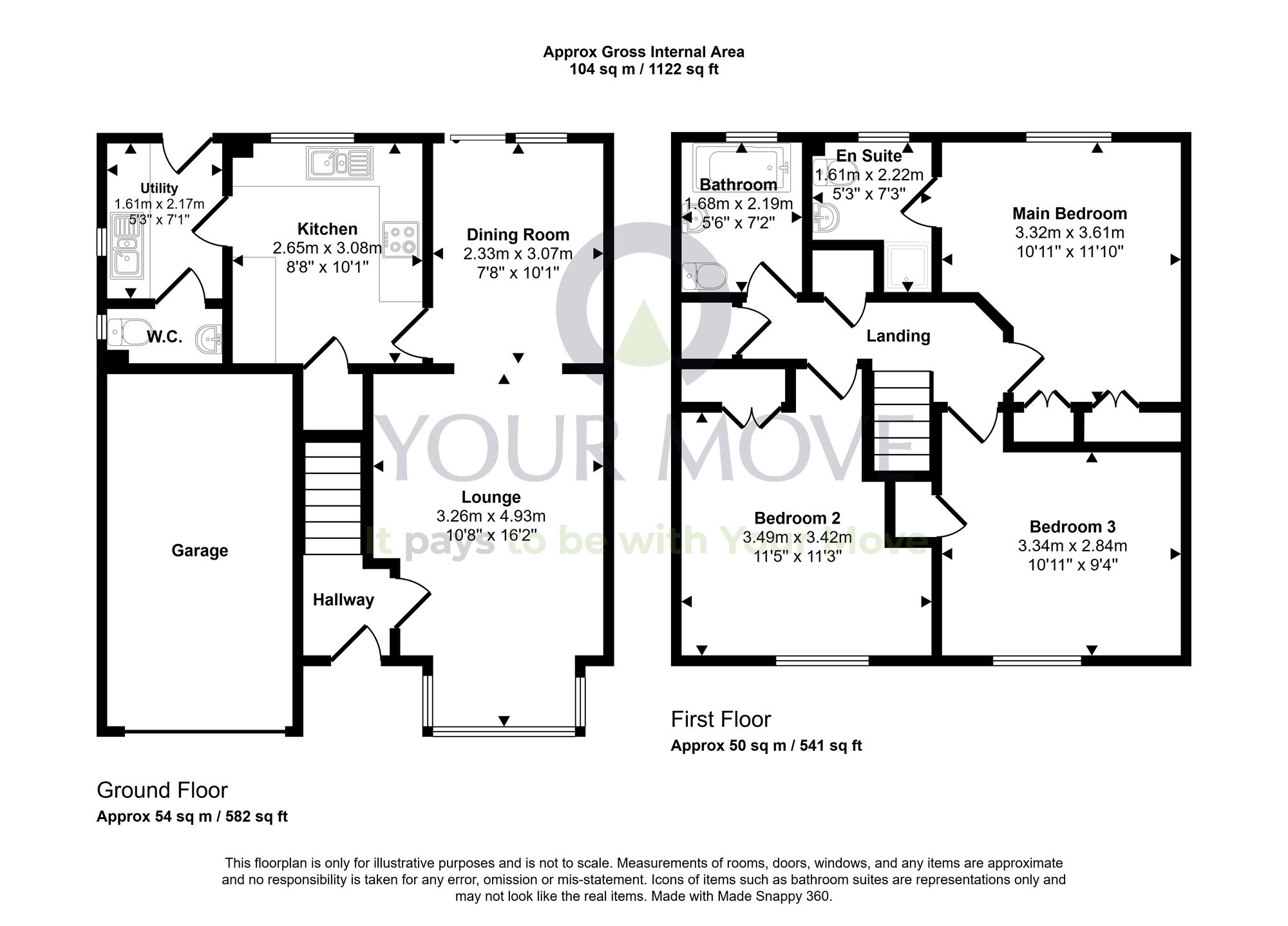 Floorplan of 3 bedroom Detached House for sale, Sainford Crescent, Falkirk, Stirlingshire, FK2