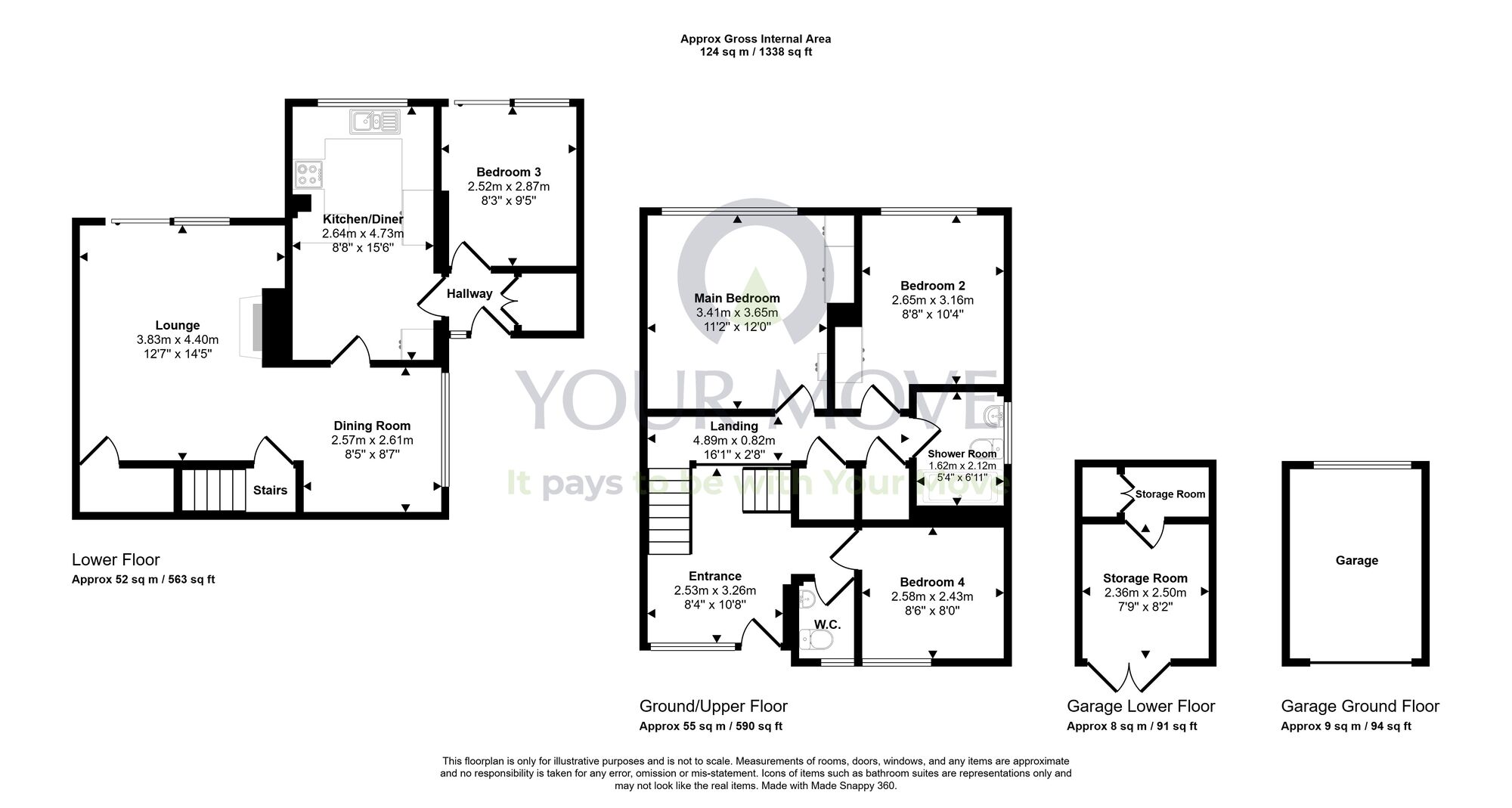 Floorplan of 4 bedroom Semi Detached House for sale, Howard Street, Falkirk, Stirlingshire, FK1