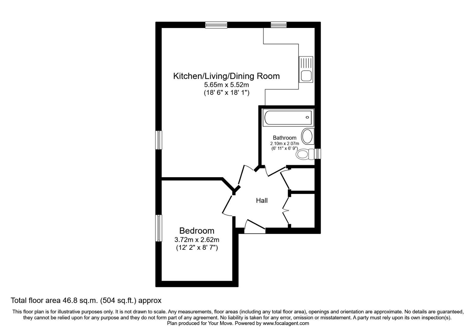 1 bedroom Flat to rent, Thomas Road, Faversham, ME13 £875 pcm