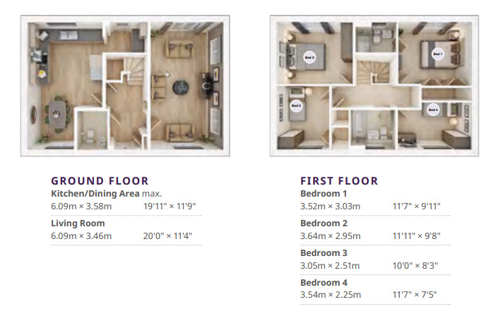 Floorplan of 4 bedroom Detached House for sale, St Augustines Place, Sweechbridge Road, Kent, CT6