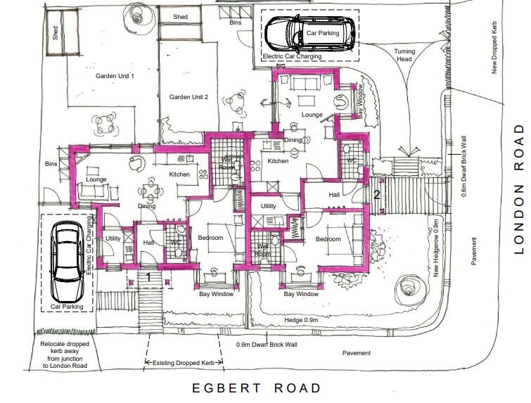 Floorplan of 1 bedroom Semi Detached Bungalow for sale, Egbert Road, Faversham, Kent, ME13