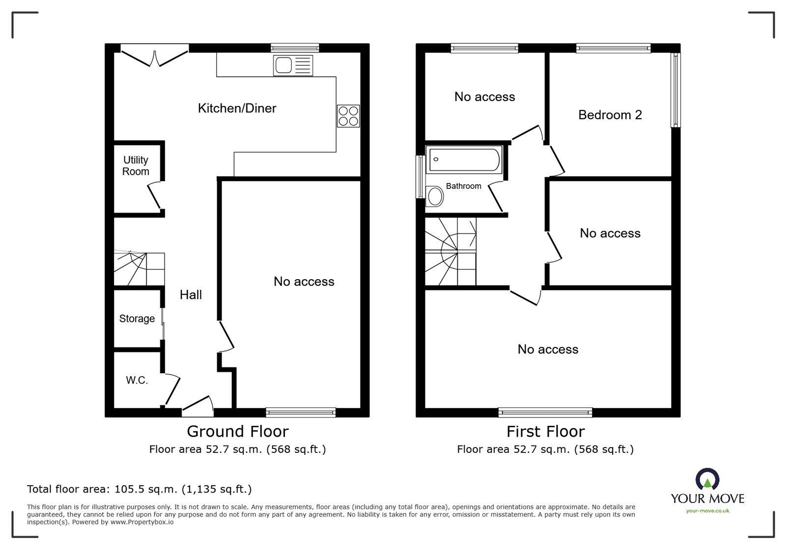 Floorplan of 1 bedroom  Room to rent, Costard Drive, Faversham, Kent, ME13