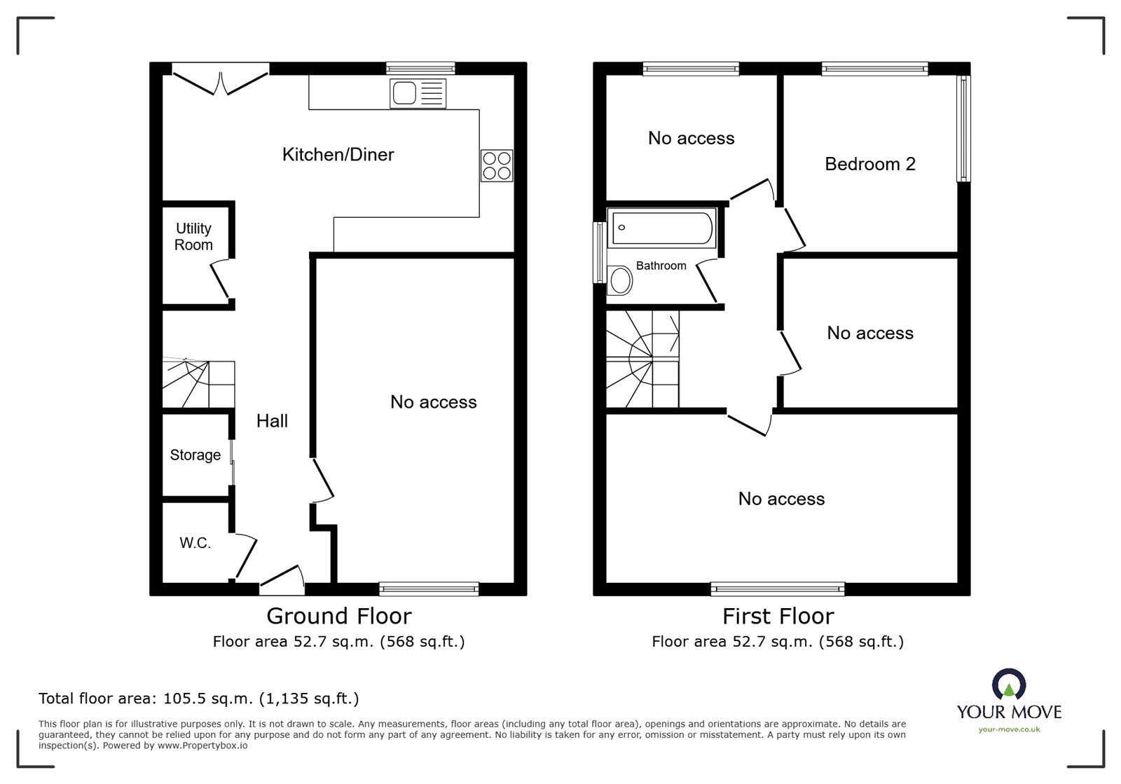 Floorplan of 1 bedroom  Room to rent, Costard Drive, Faversham, Kent, ME13