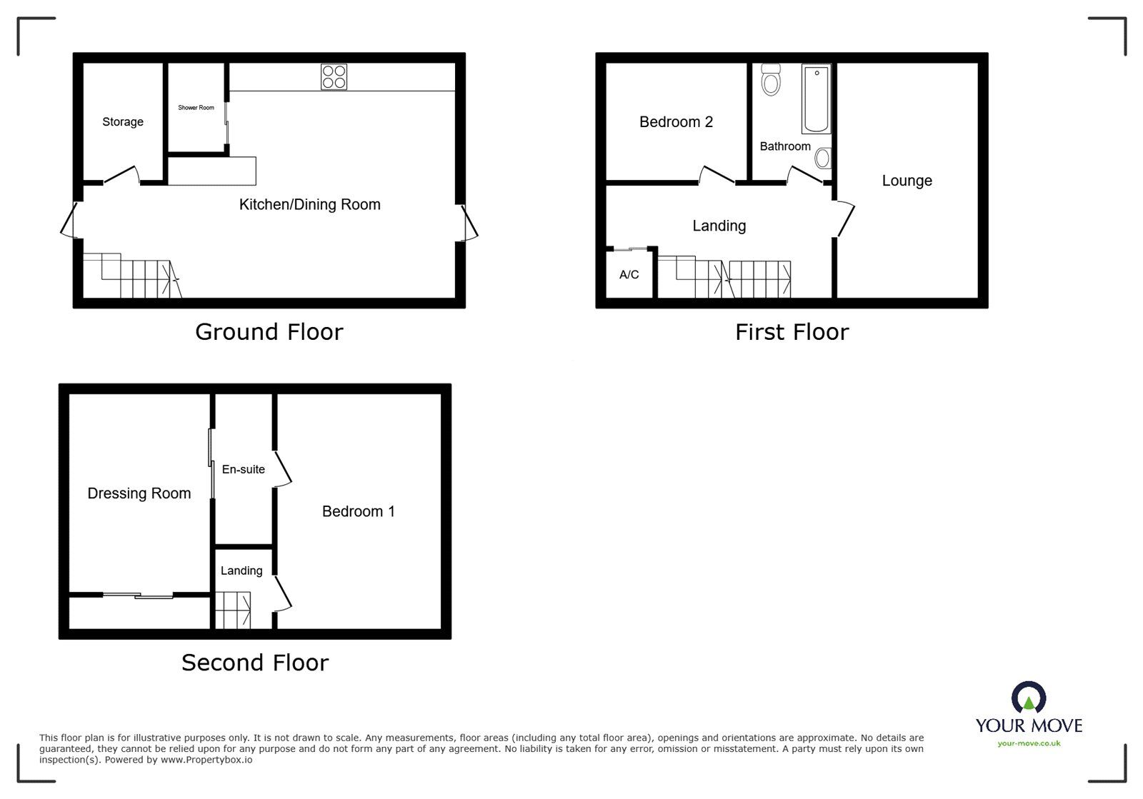 Floorplan of 3 bedroom Semi Detached House to rent, Lammas Gate, Abbey Street, Kent, ME13