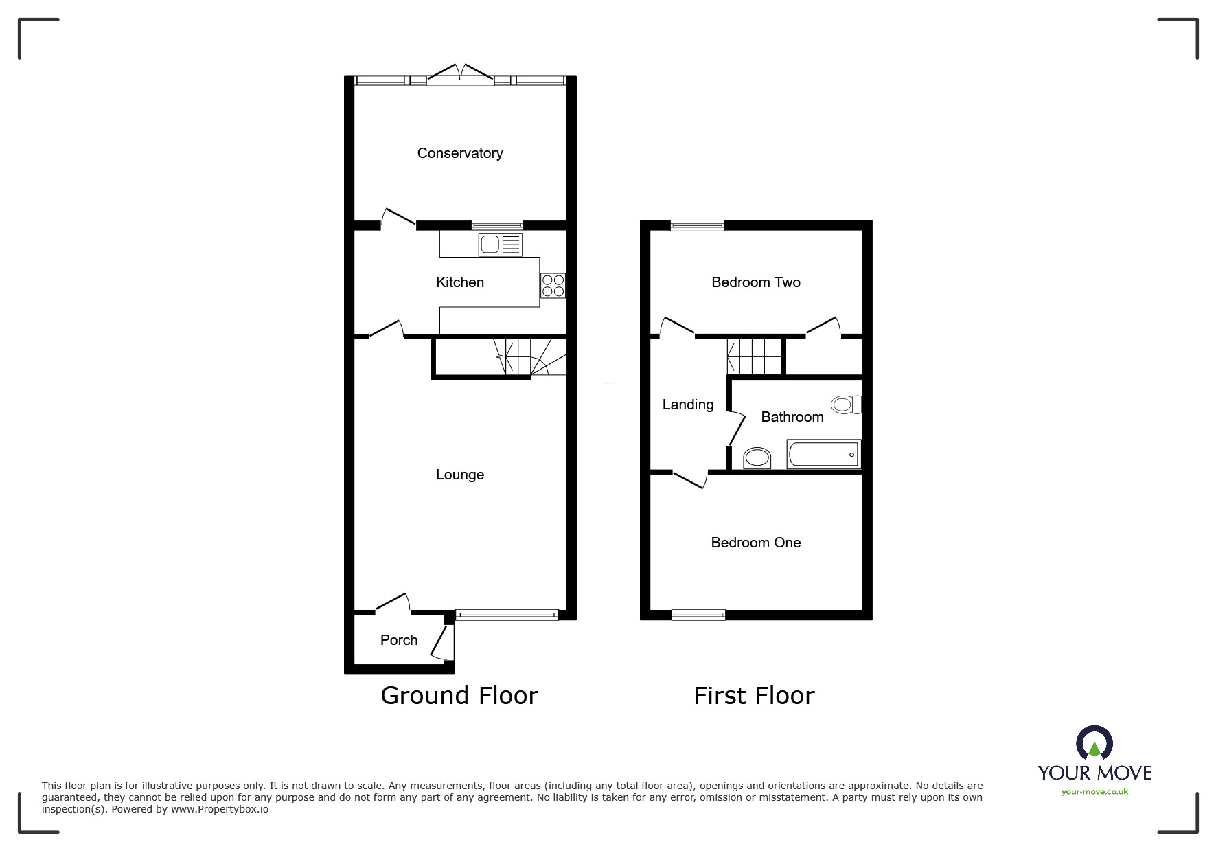 Floorplan of 2 bedroom End Terrace House for sale, Hazebrouck Road, Faversham, Kent, ME13