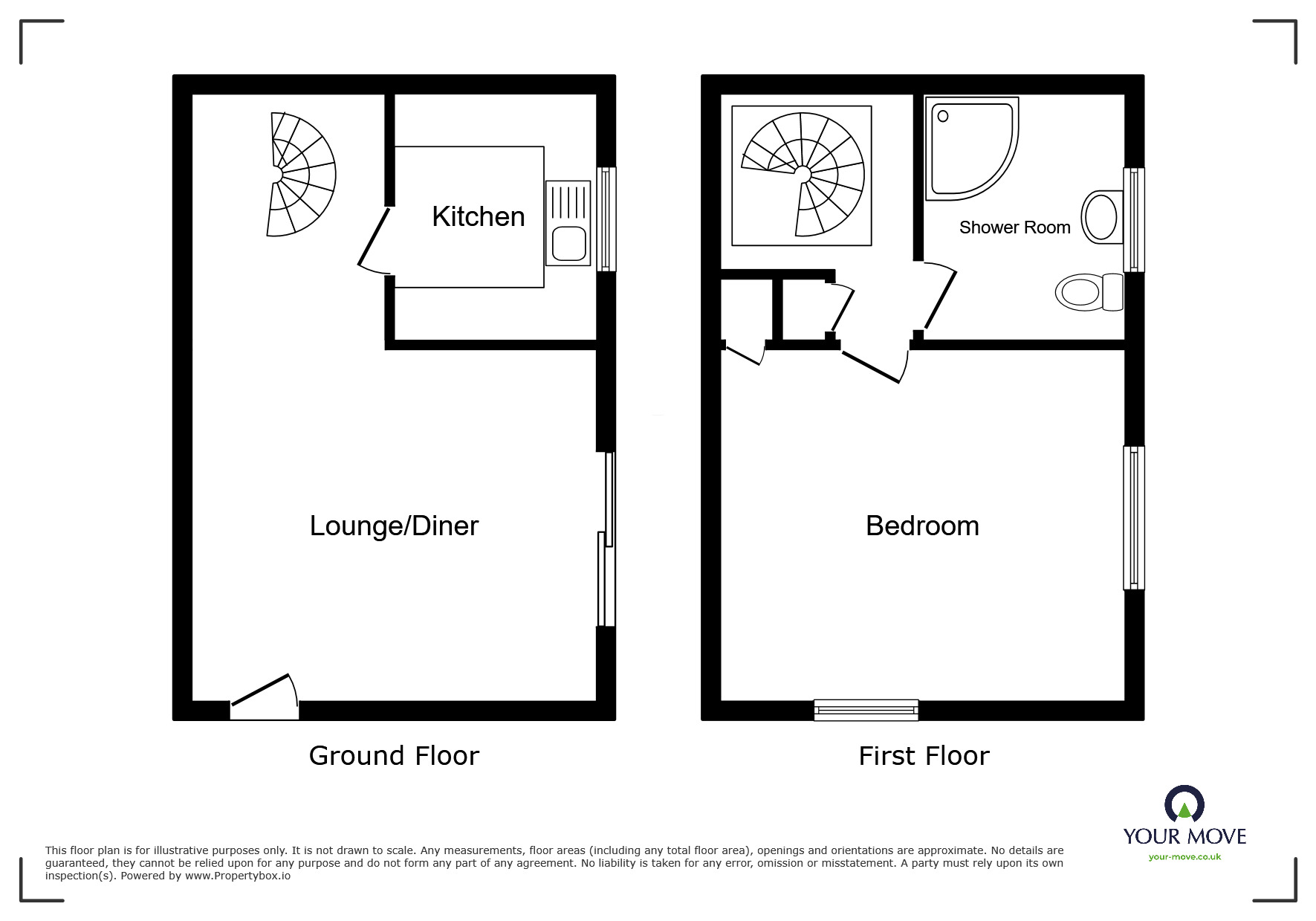Floorplan of 1 bedroom End Terrace House for sale, Laxton Way, Faversham, Kent, ME13
