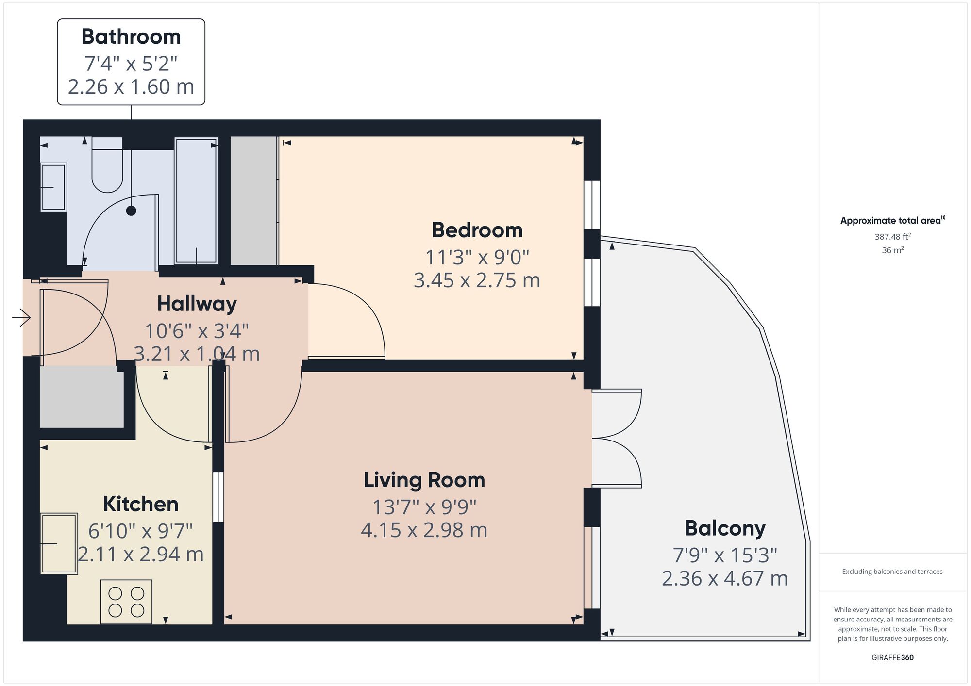 Floorplan of 1 bedroom Flat to rent, High Street, Stratford, E15